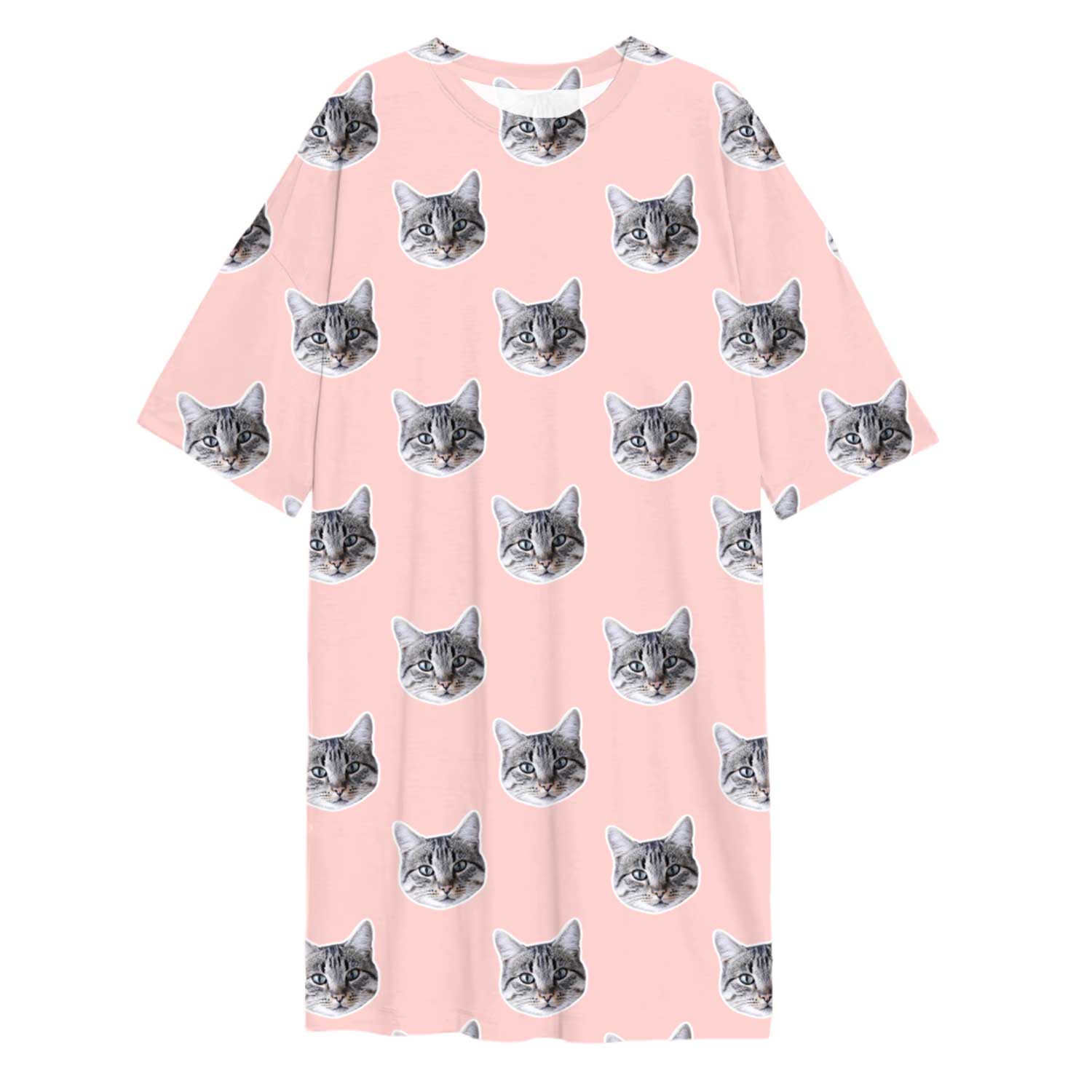 Cat Faces Custom Sleep Tee