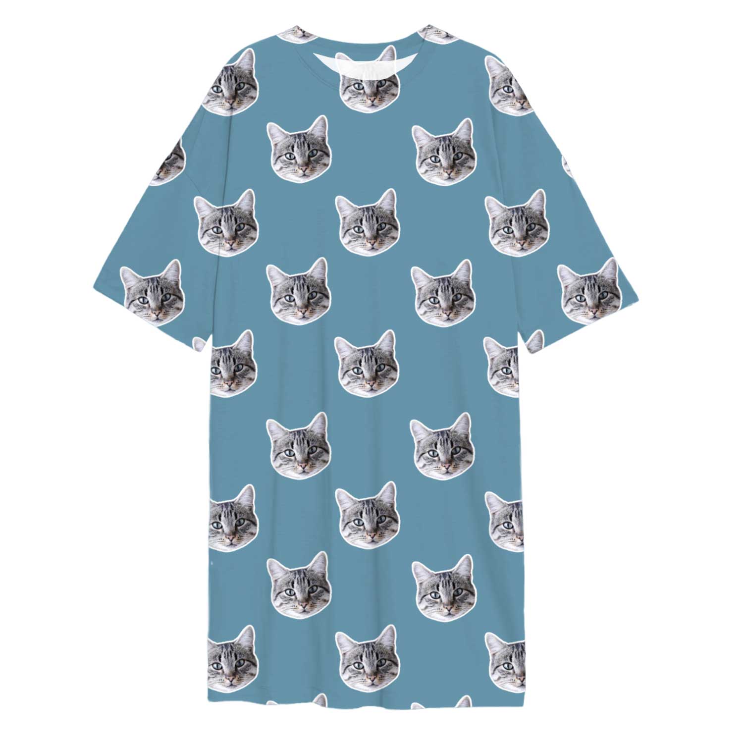 Cat Faces Custom Sleep Tee