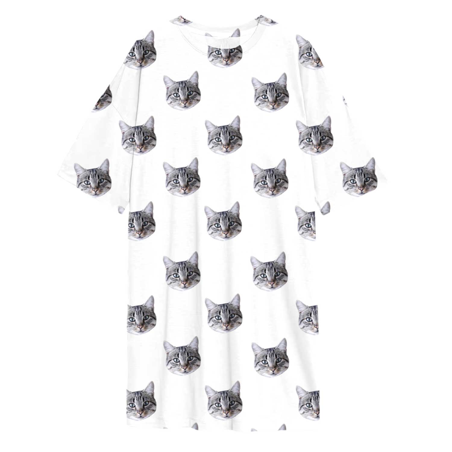 Cat Faces Custom Sleep Tee