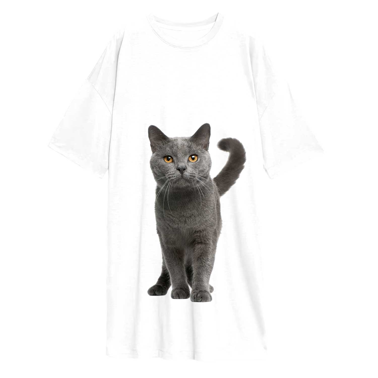 Your Cat Photo Custom Sleep Tee