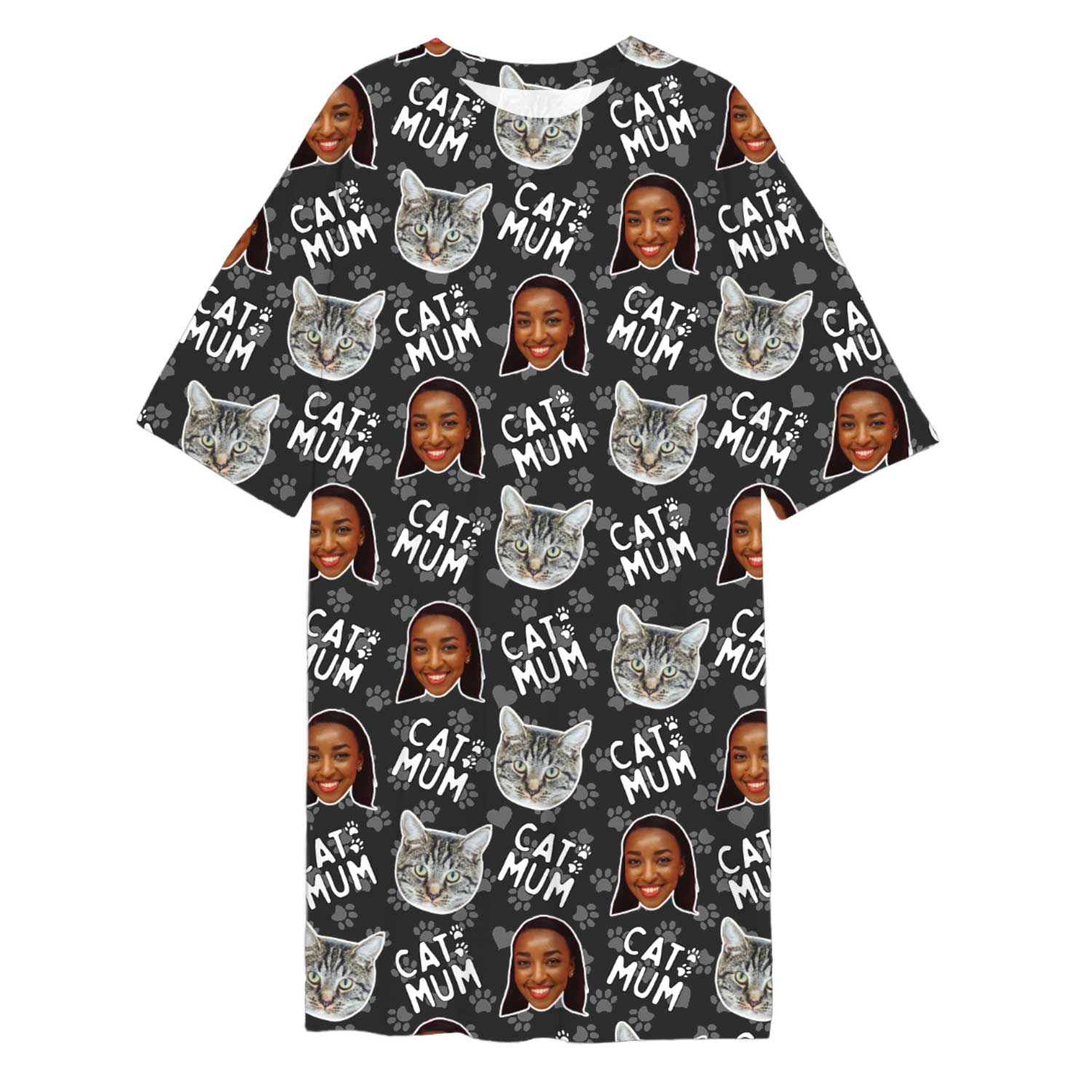 Cat Mum Custom Sleep Tee