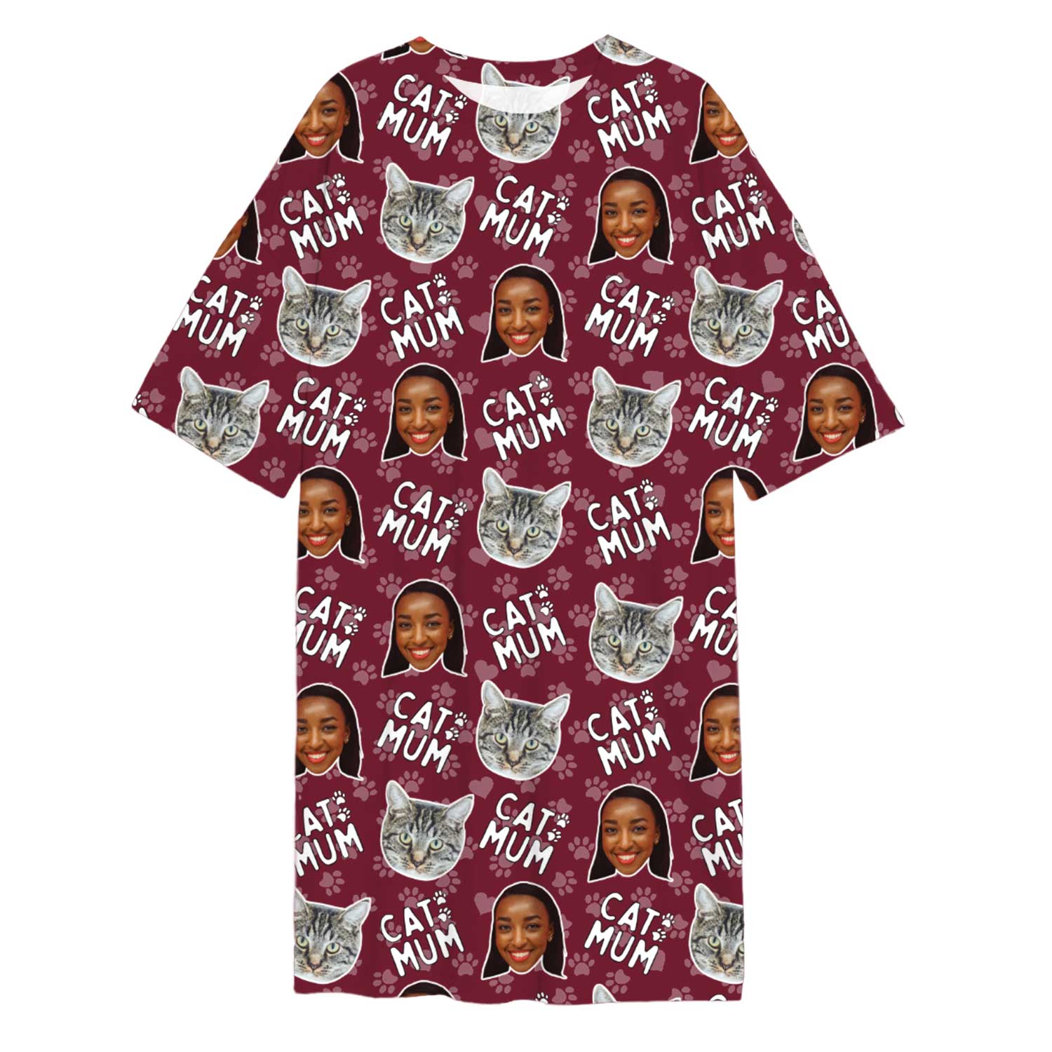 Cat Mum Custom Sleep Tee