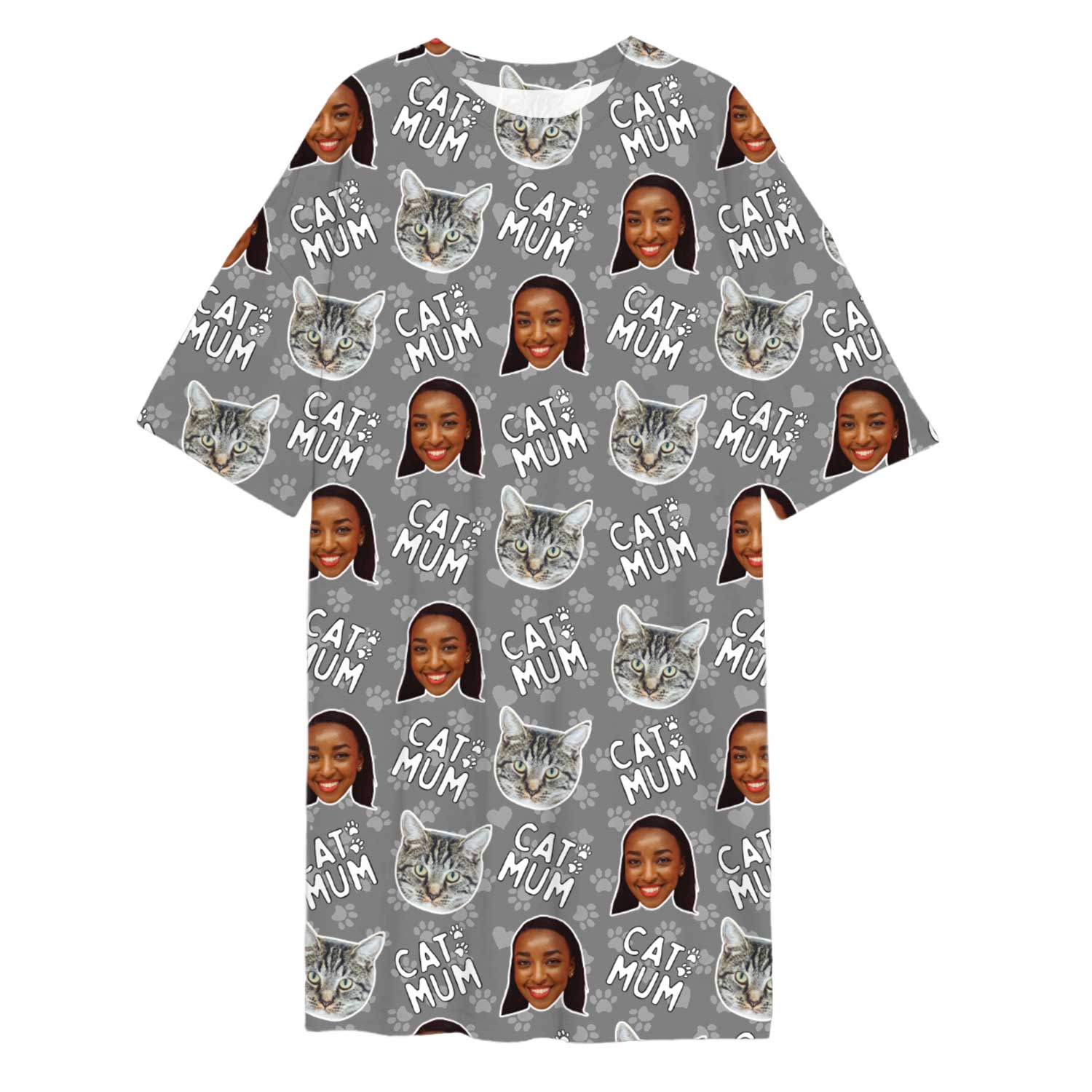 Cat Mum Custom Sleep Tee