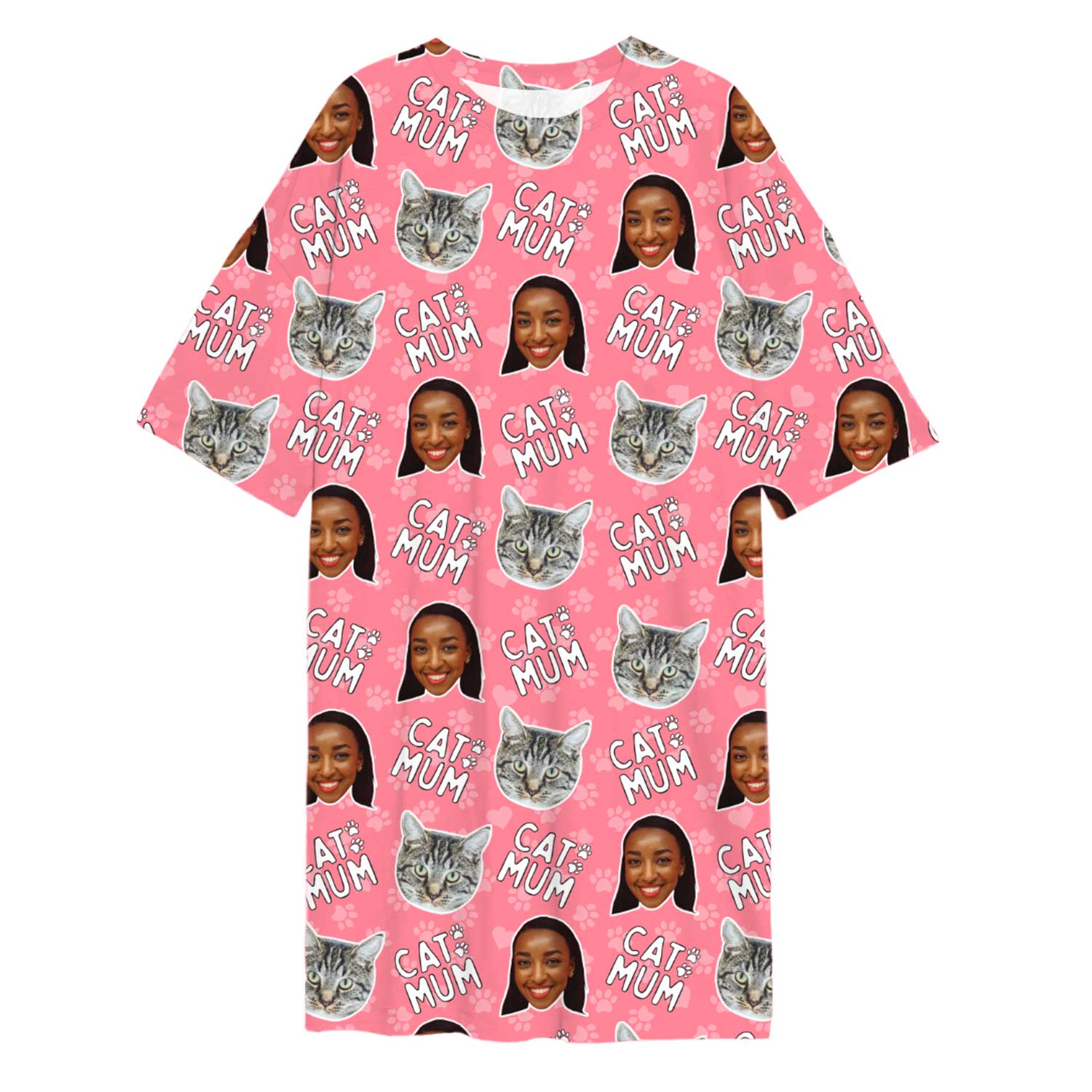 Cat Mum Custom Sleep Tee