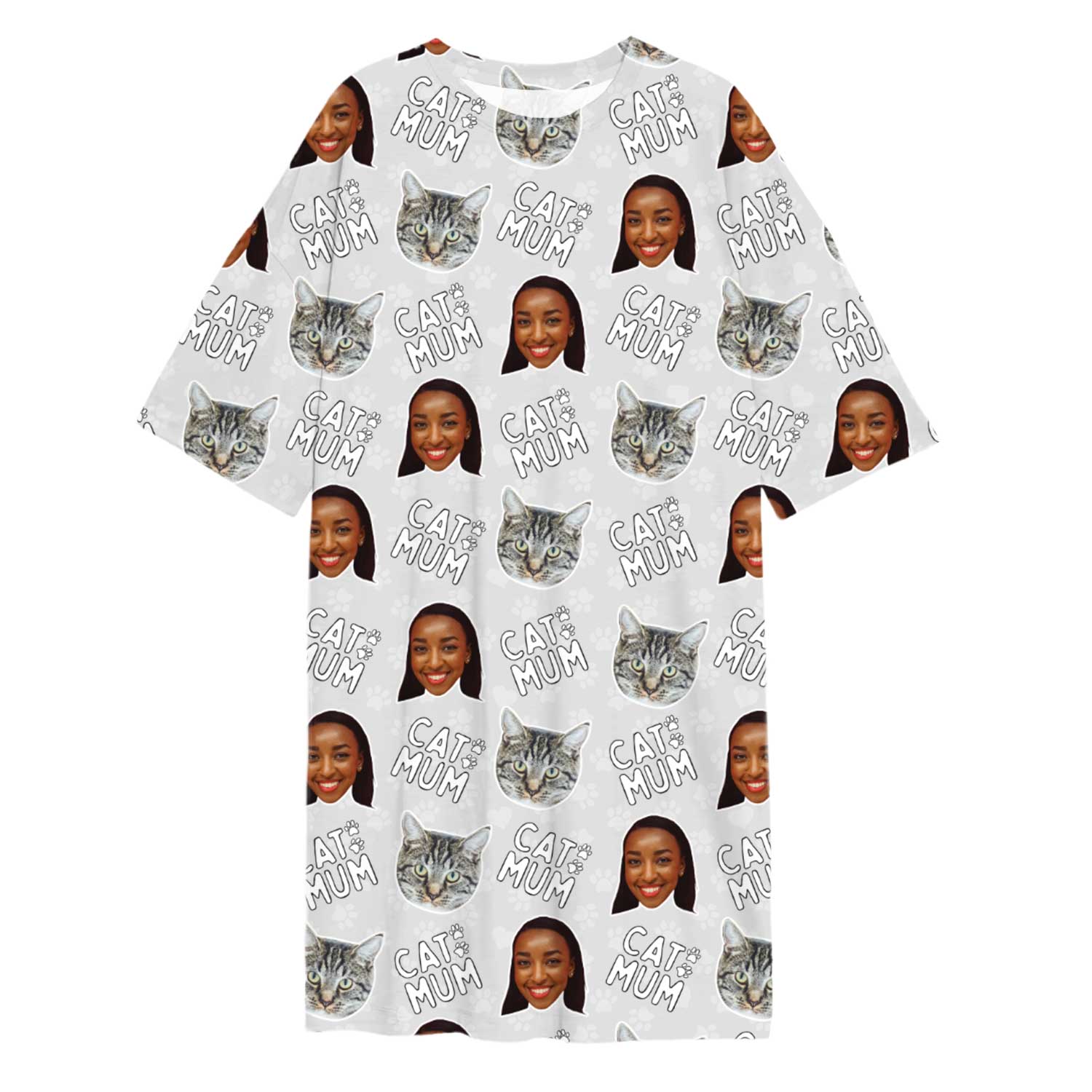Cat Mum Custom Sleep Tee