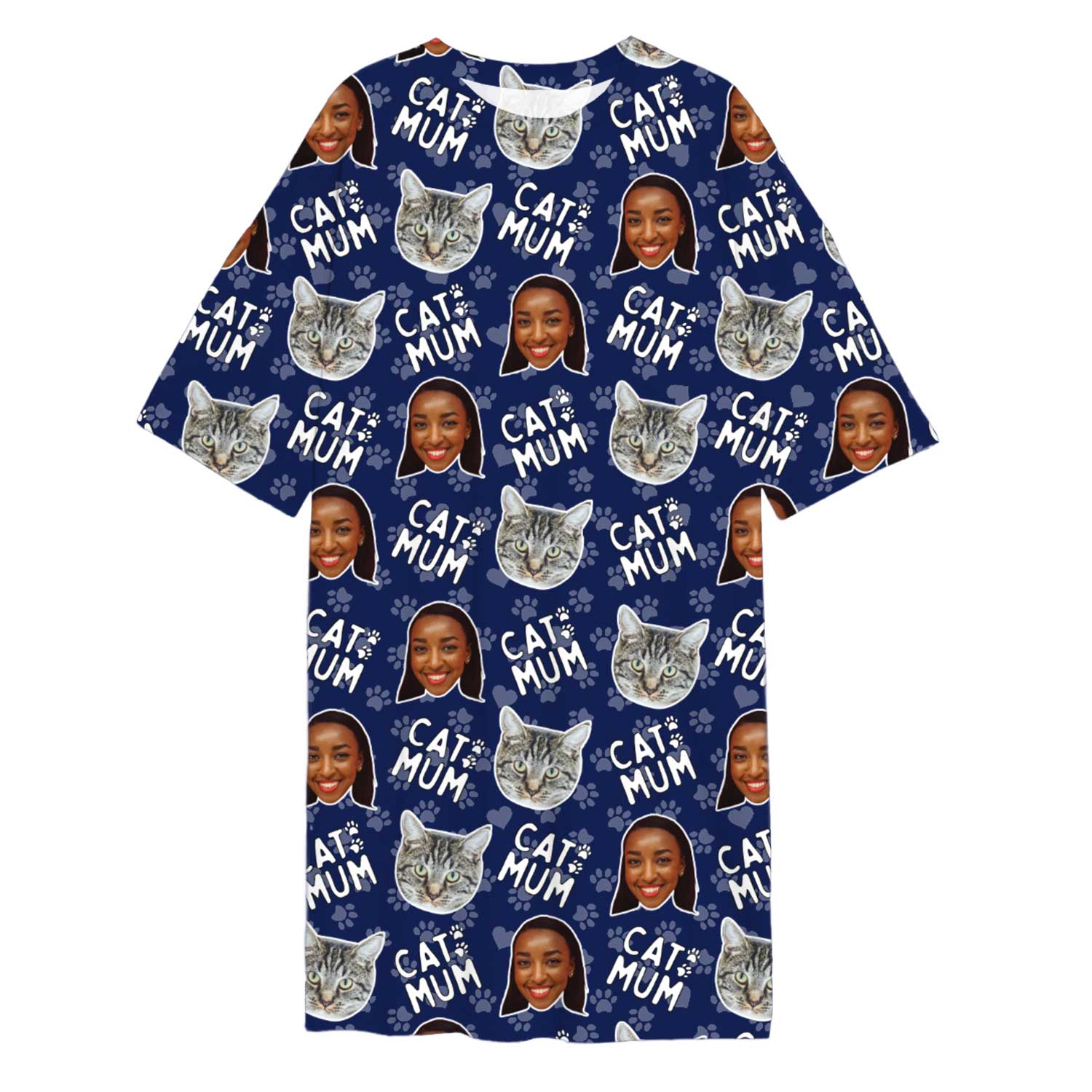 Cat Mum Custom Sleep Tee