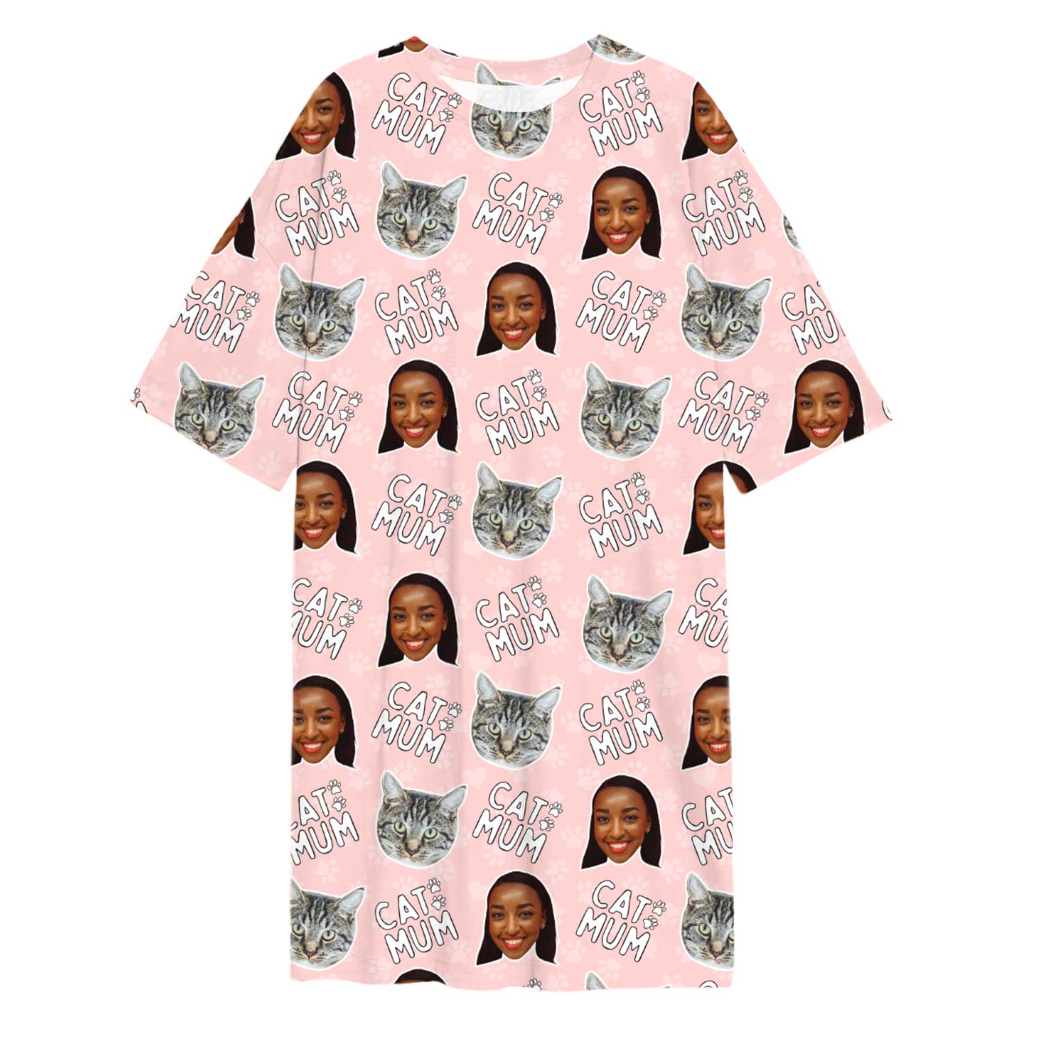 Cat Mum Custom Sleep Tee