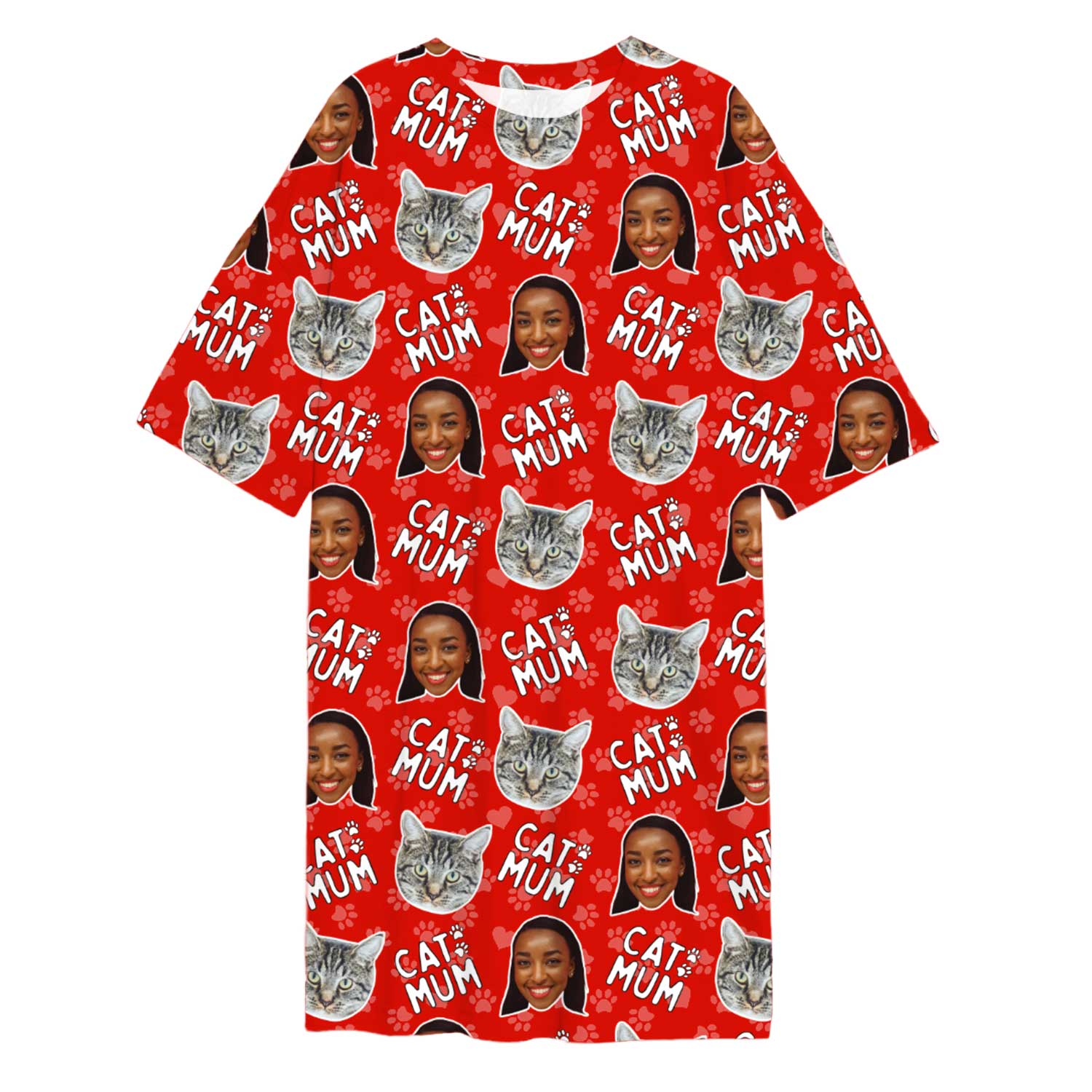 Cat Mum Custom Sleep Tee