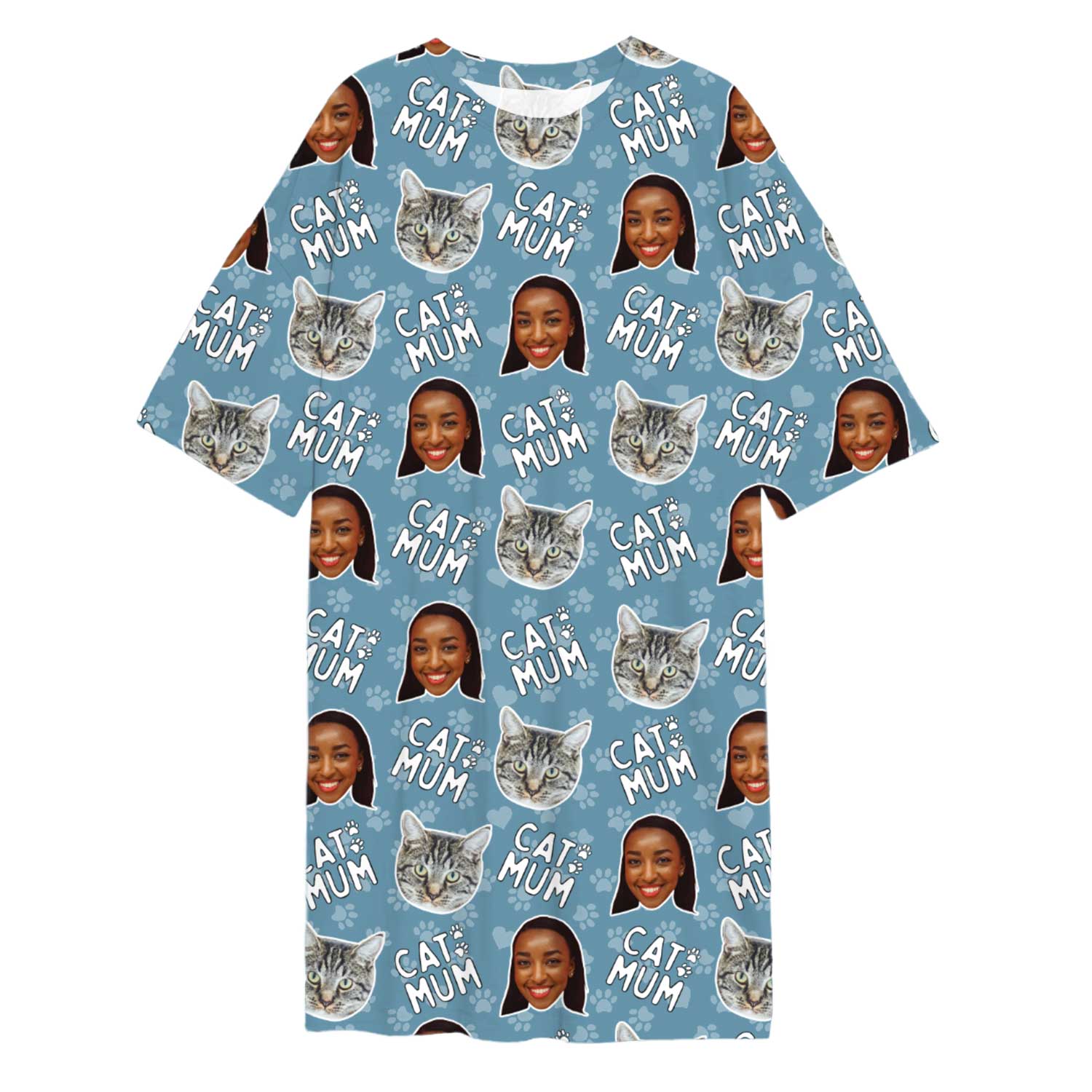 Cat Mum Custom Sleep Tee
