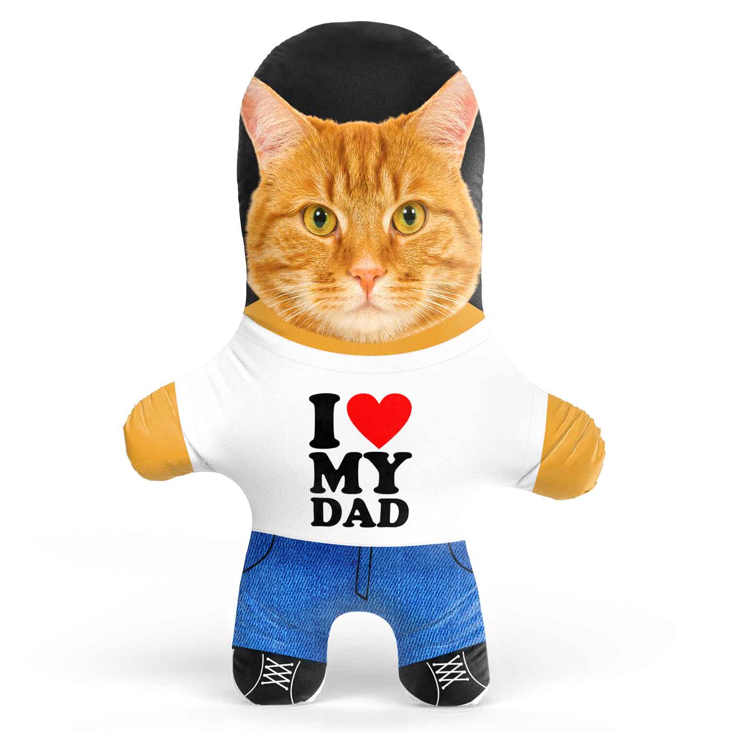 I Heart My Dad Cat Teddy Bear