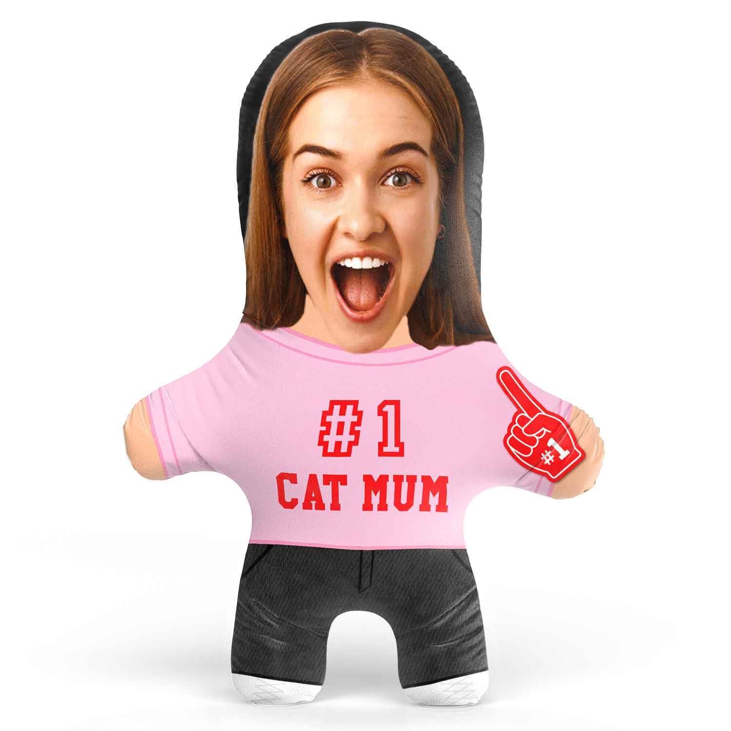 #1 Cat Mum Teddy Bear
