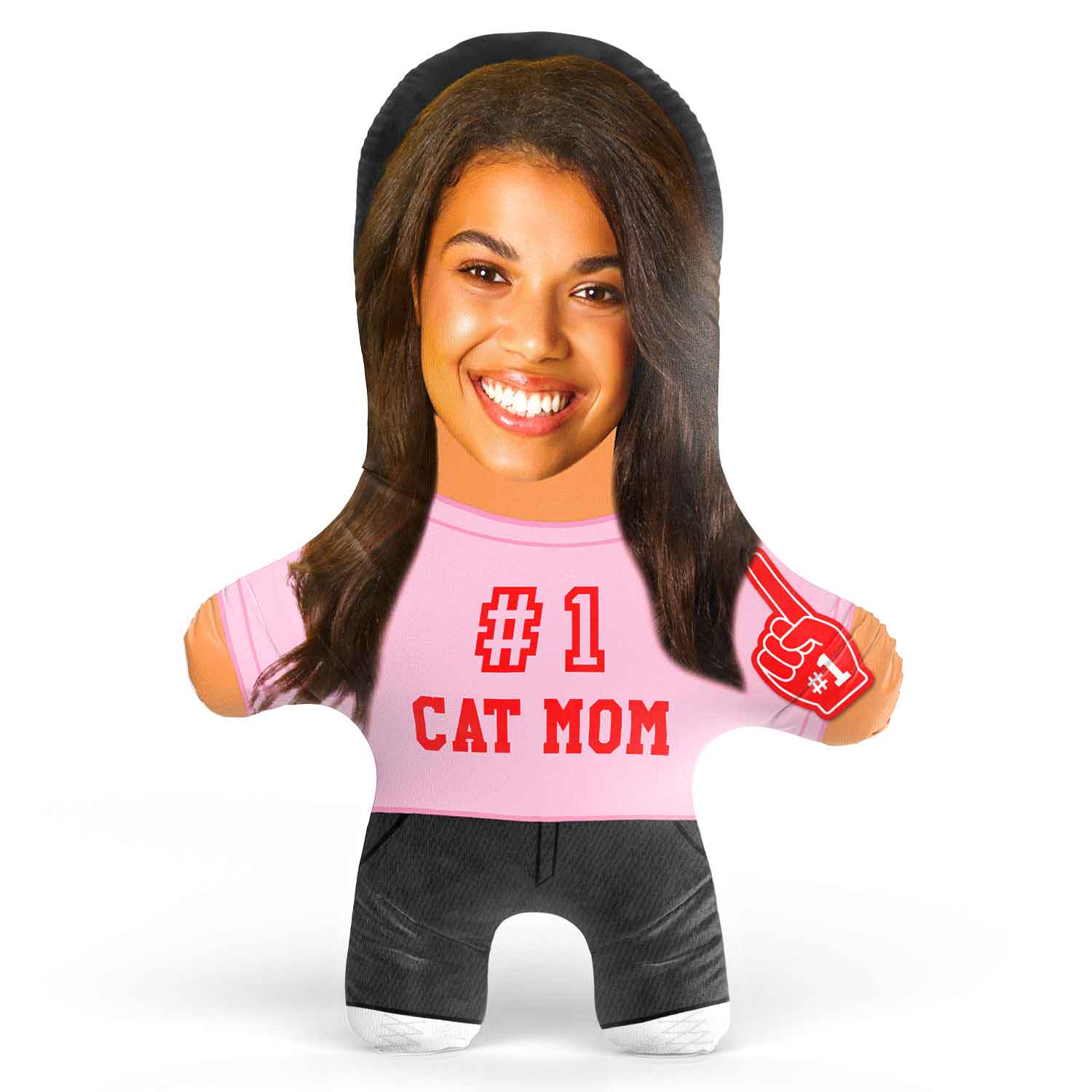 #1 Cat Mom Teddy Bear