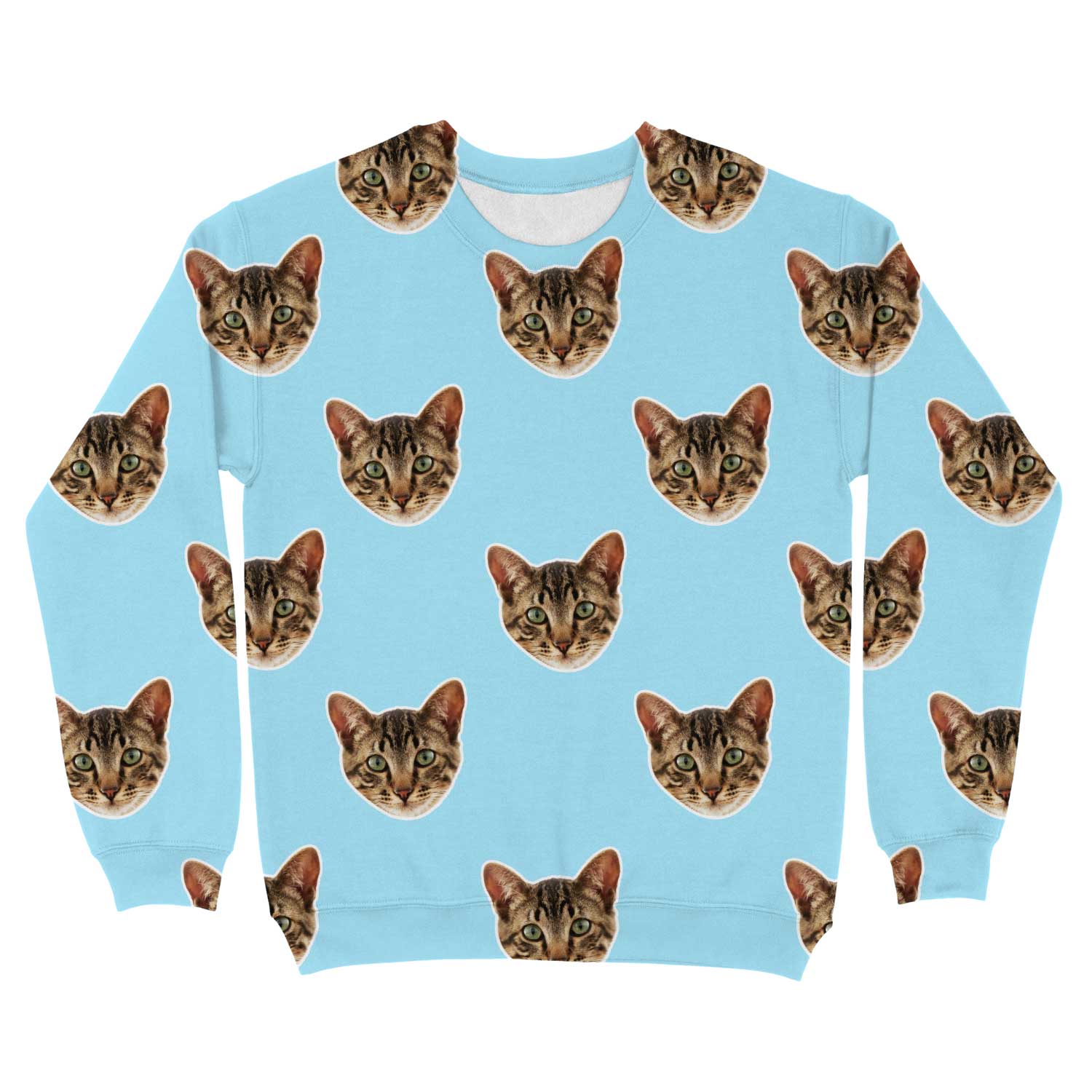 Your Cat Face Personalised Sweatshirt