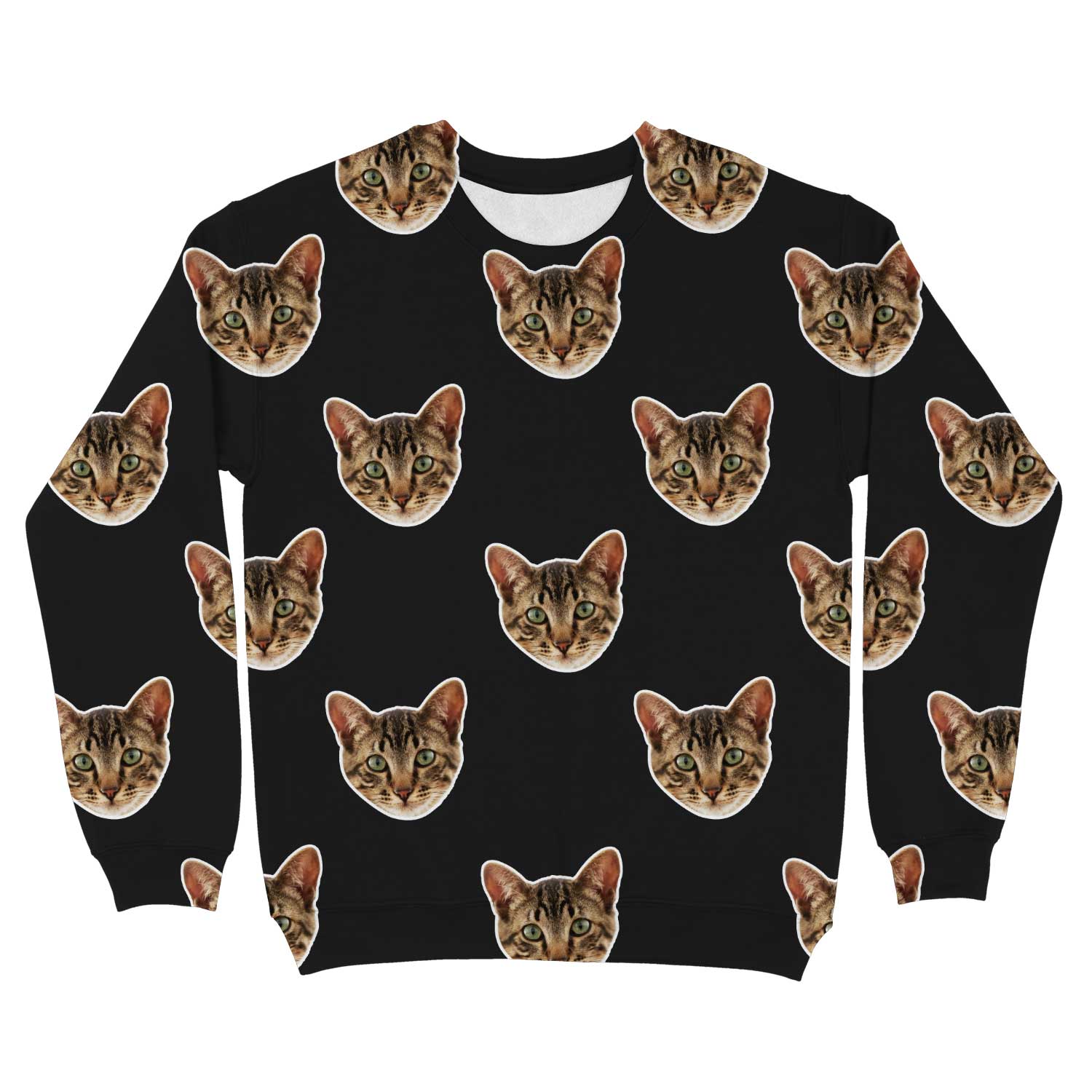 Your Cat Face Personalised Sweatshirt