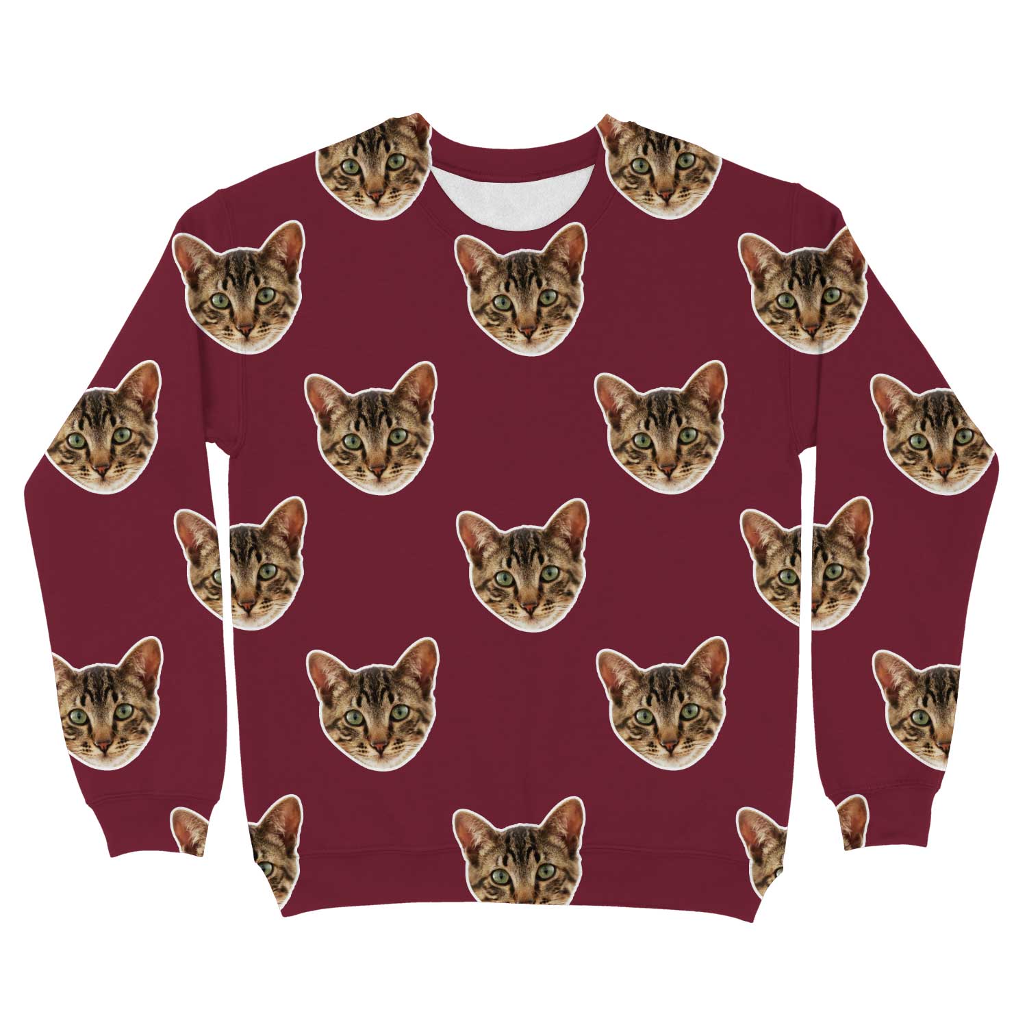 Your Cat Face Personalised Sweatshirt