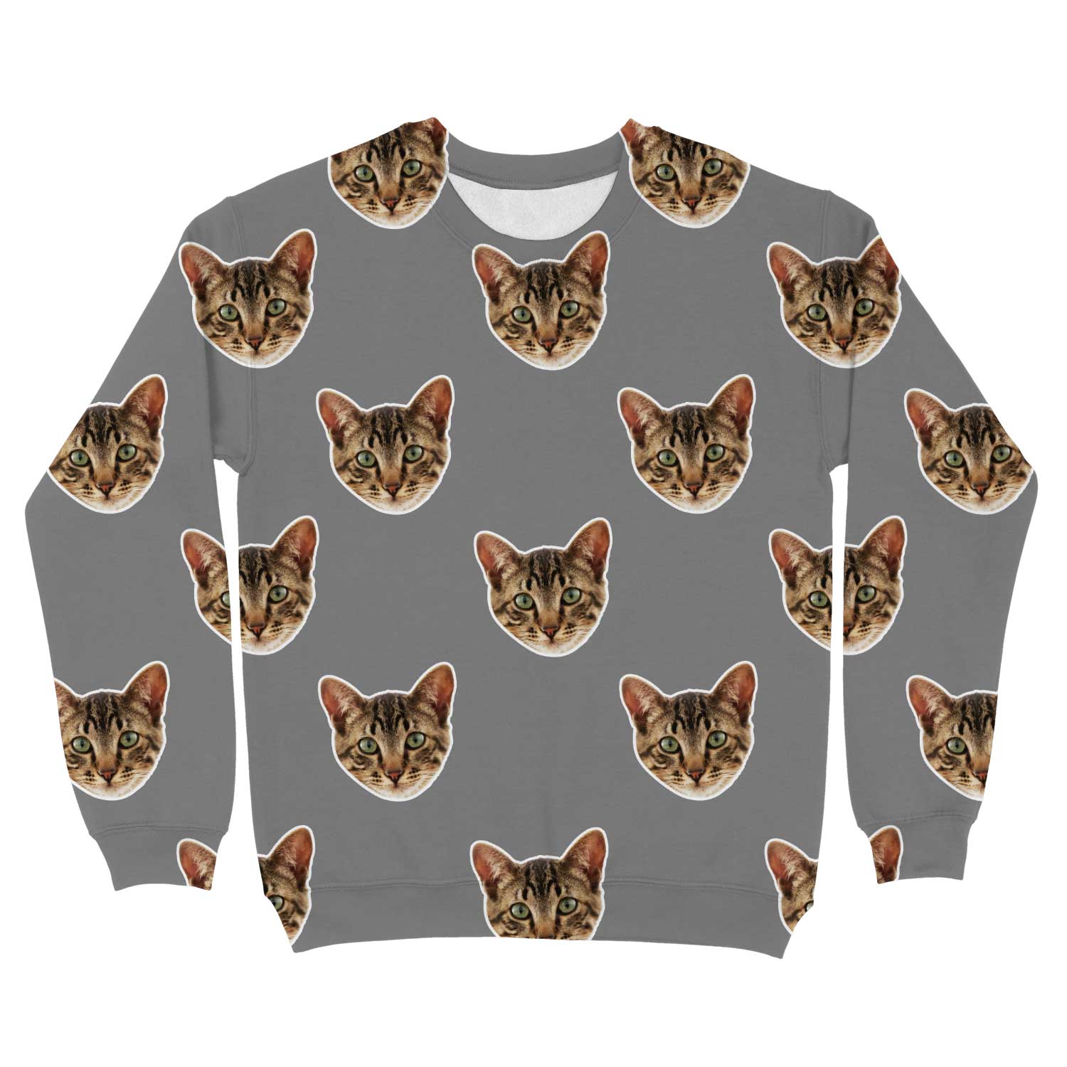 Your Cat Face Personalised Sweatshirt