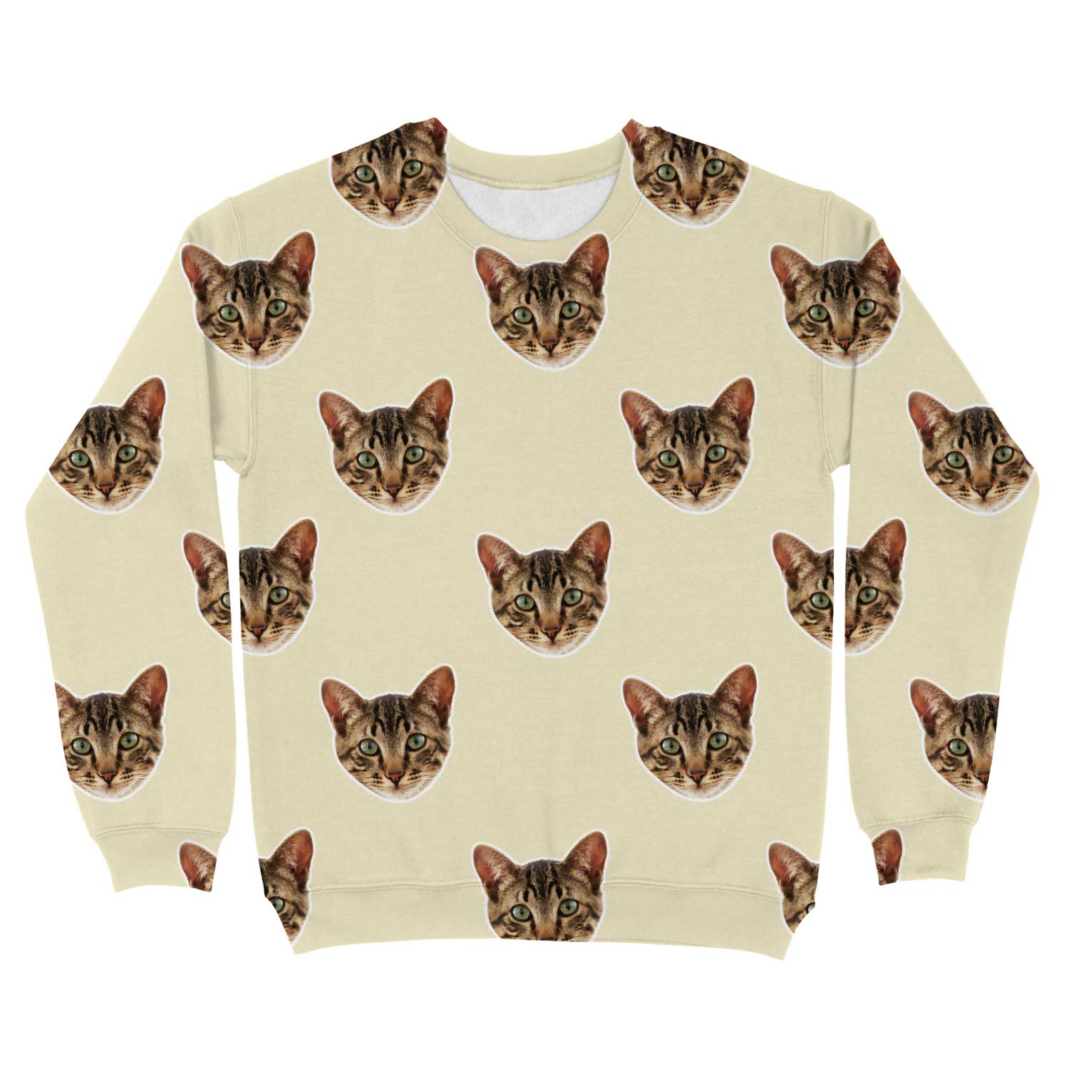 Your Cat Face Personalised Sweatshirt