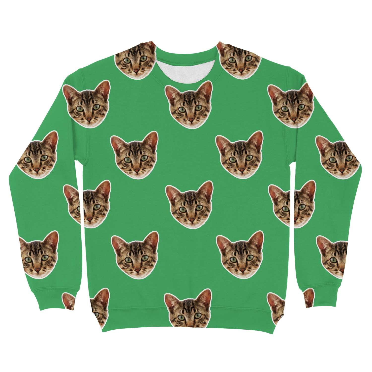 Your Cat Face Personalised Sweatshirt