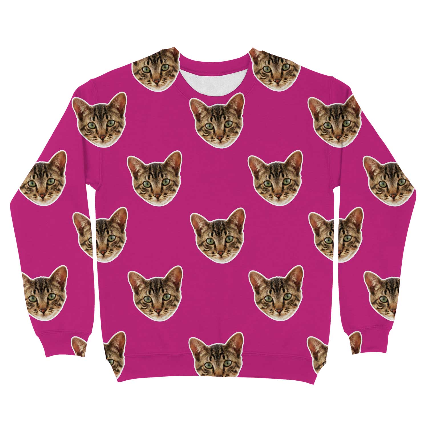 Your Cat Face Personalised Sweatshirt