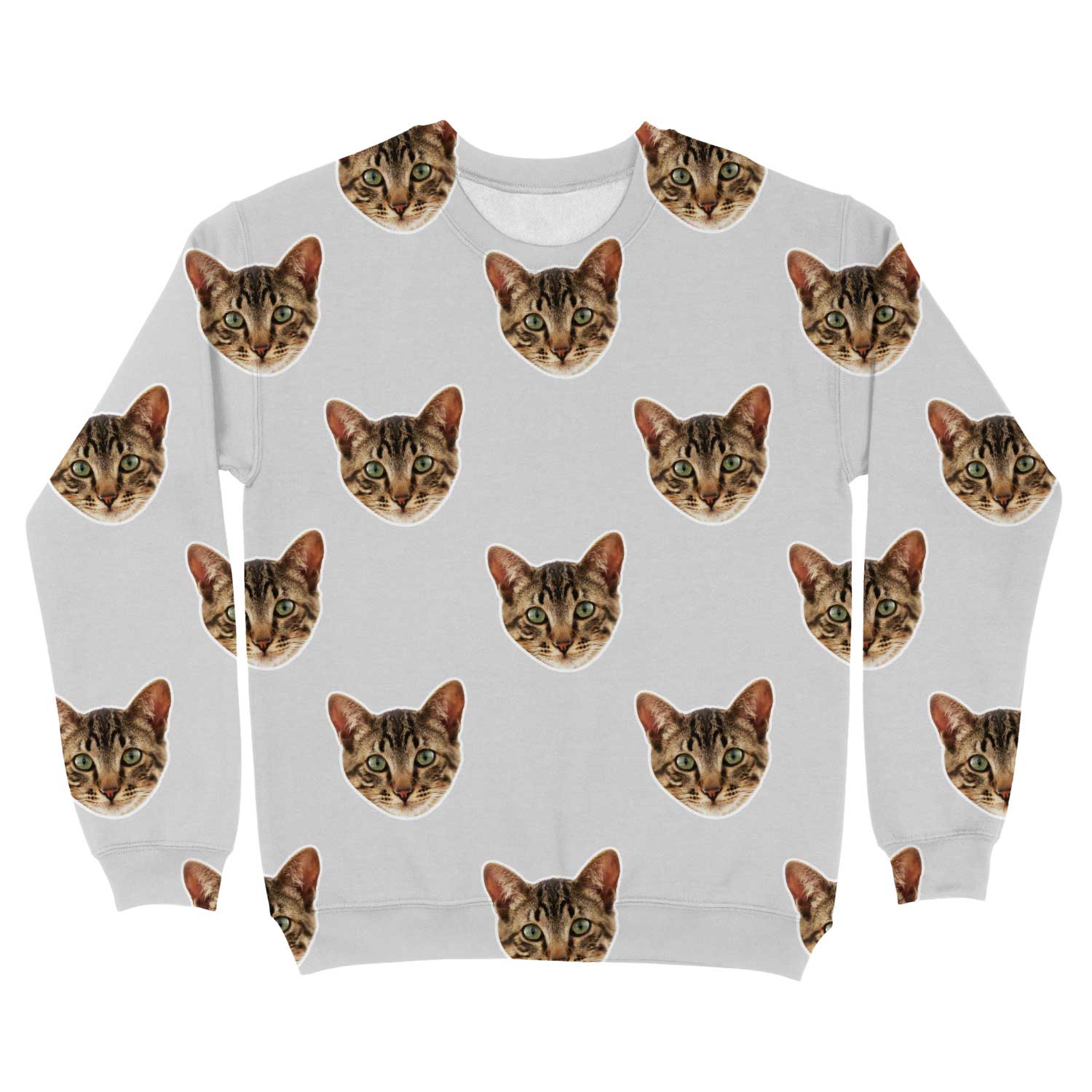 Your Cat Face Personalised Sweatshirt