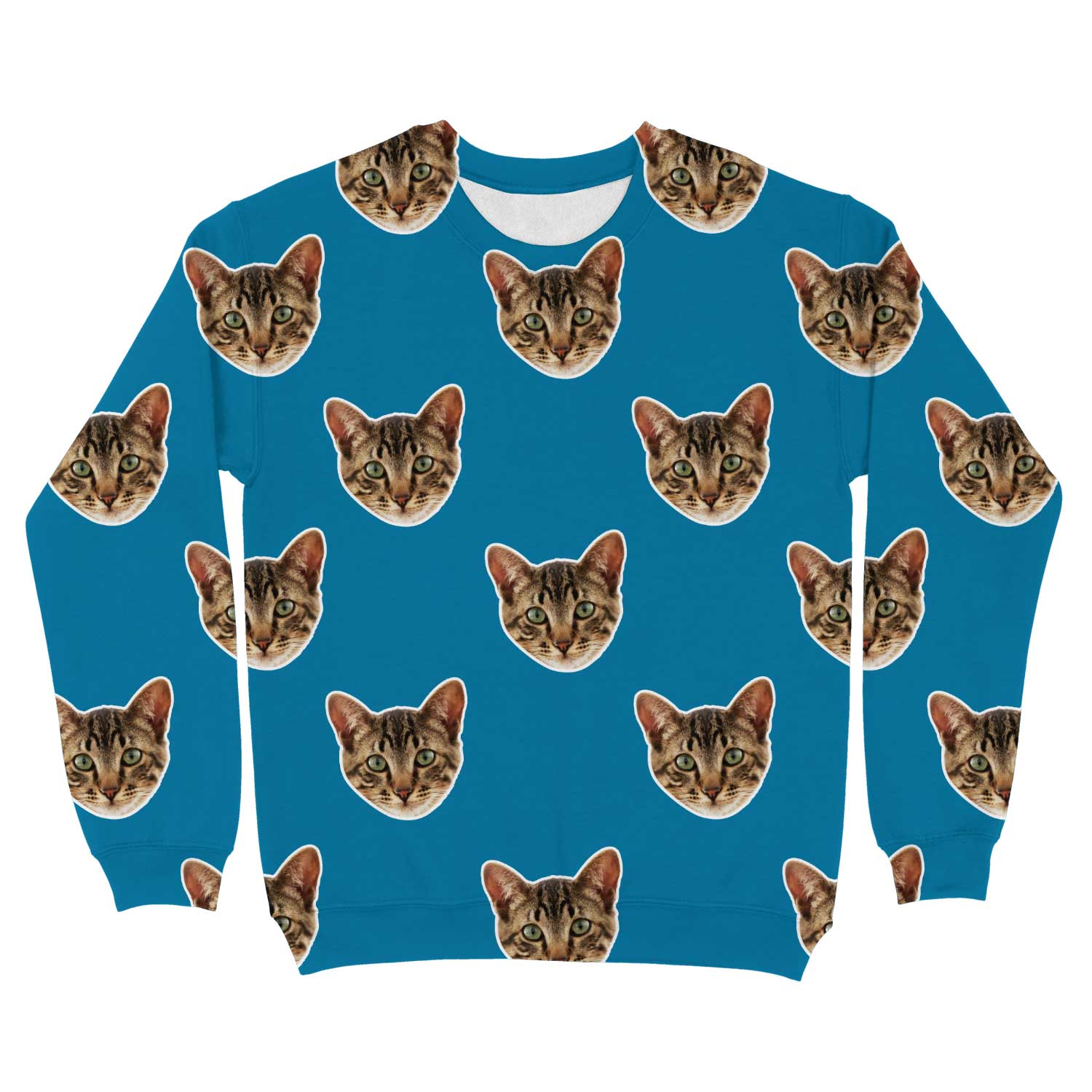 Your Cat Face Personalised Sweatshirt