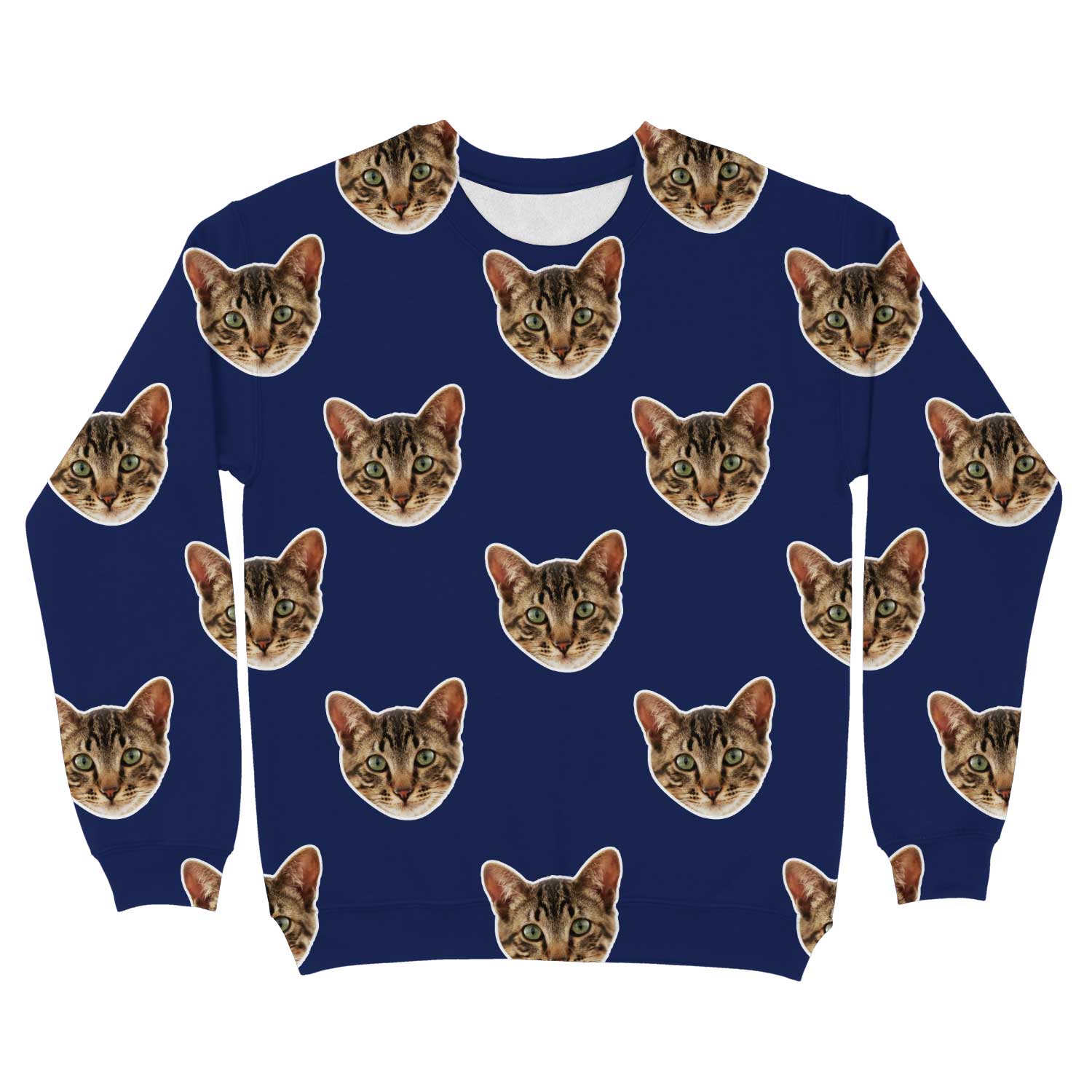 Your Cat Face Personalised Sweatshirt