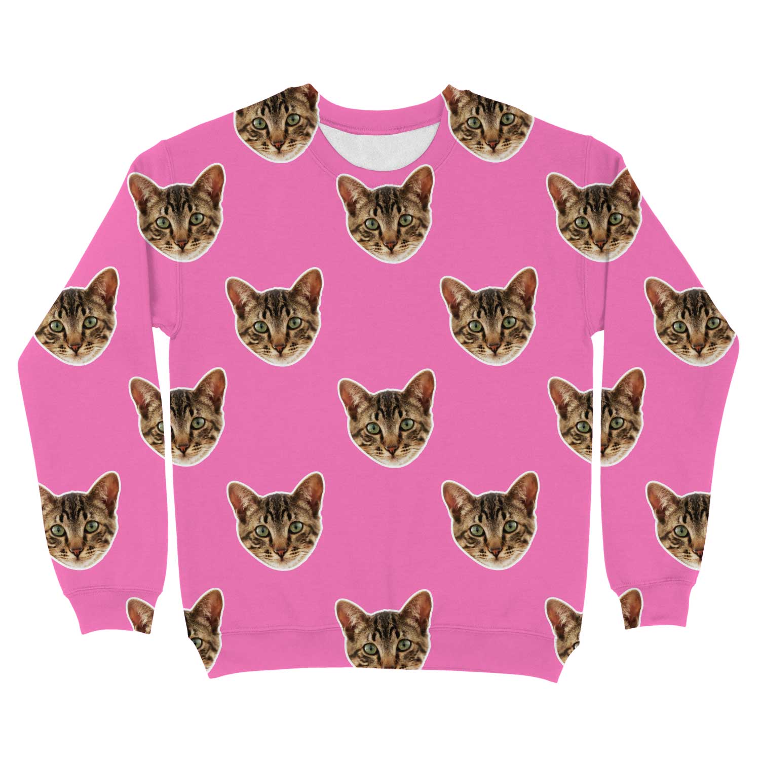 Your Cat Face Personalised Sweatshirt