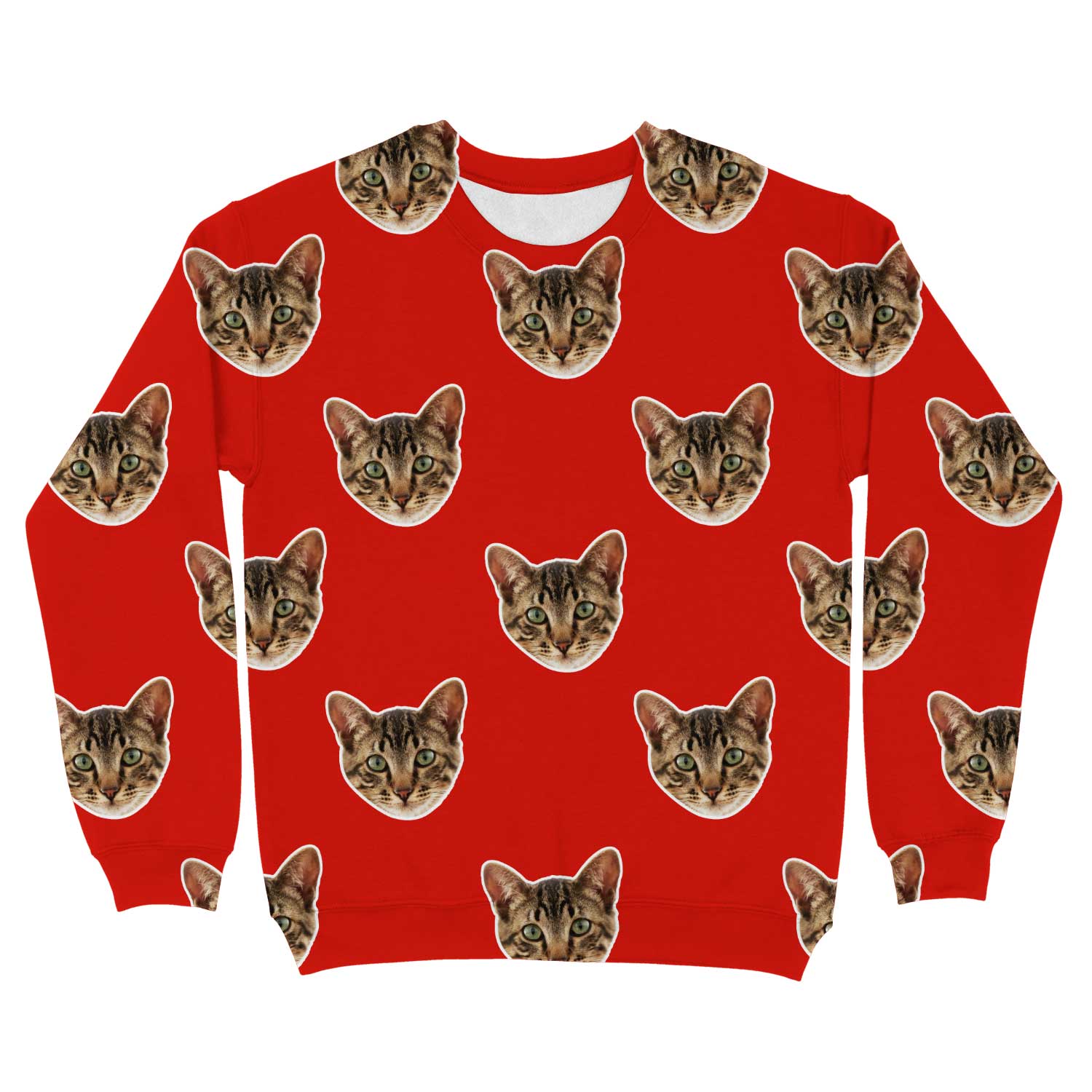 Your Cat Face Personalised Sweatshirt