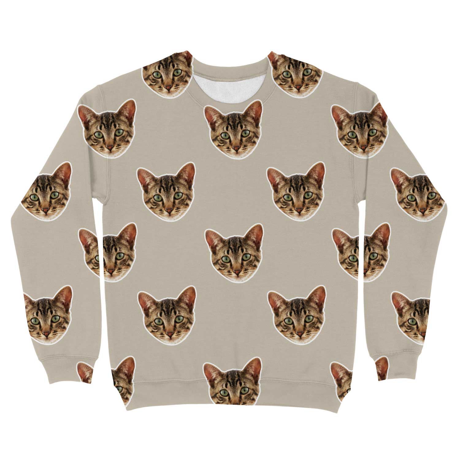 Your Cat Face Personalised Sweatshirt