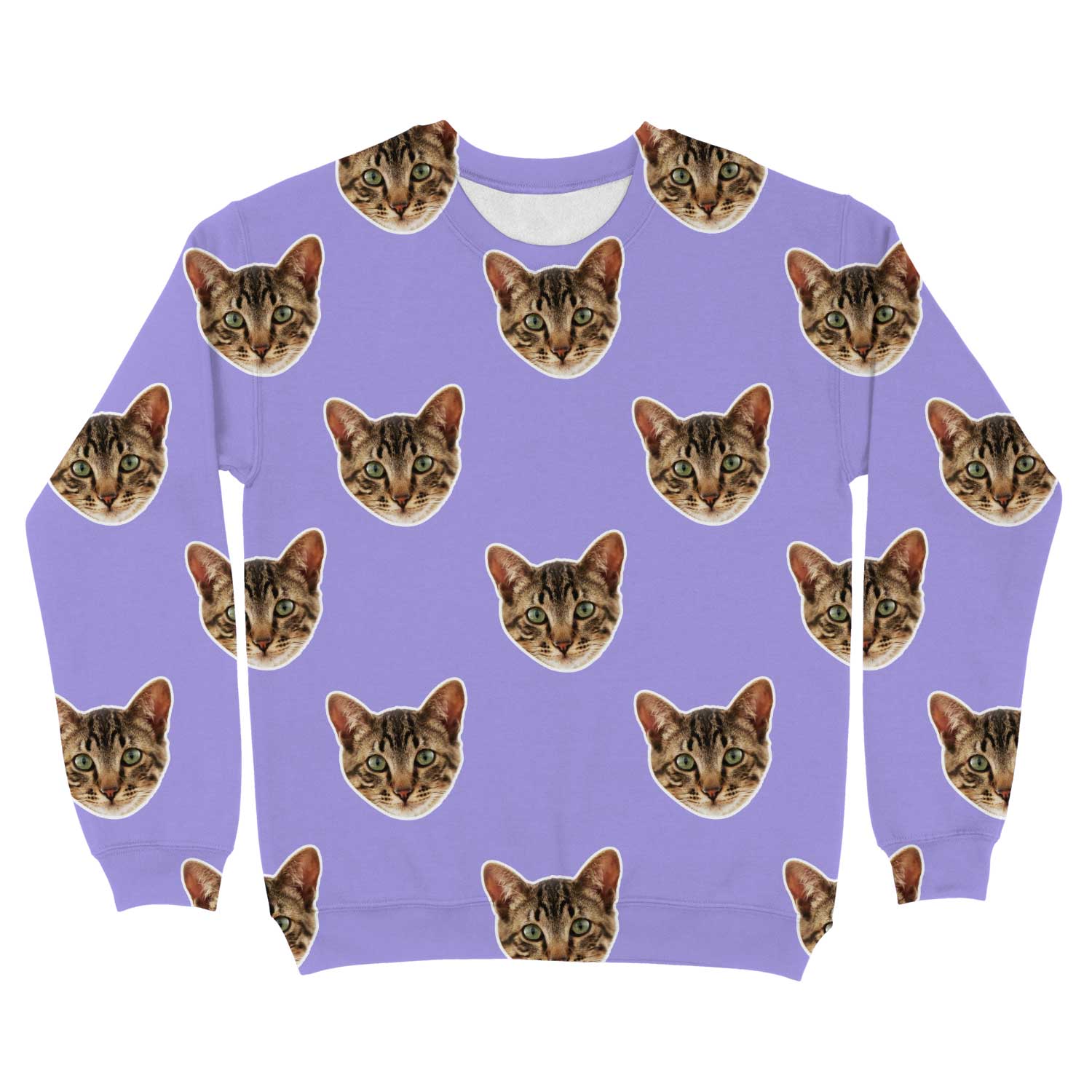 Your Cat Face Personalised Sweatshirt