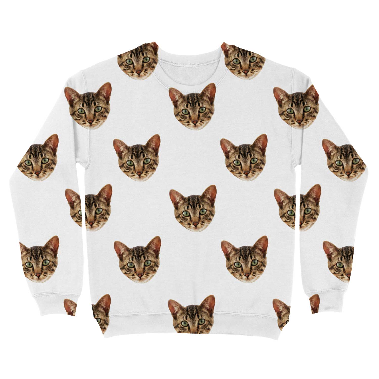 Your Cat Face Personalised Sweatshirt