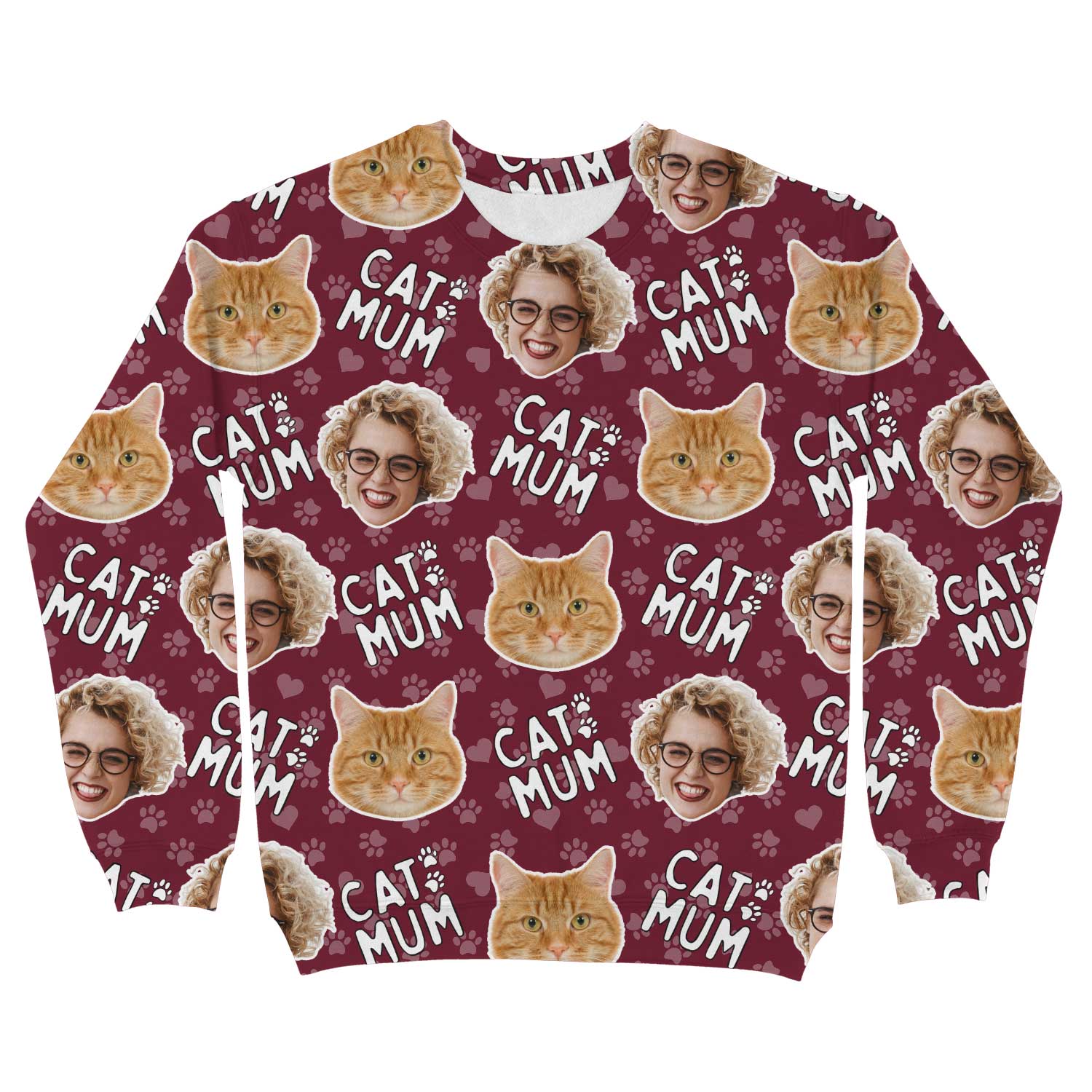Cat Mum Personalised Sweatshirt