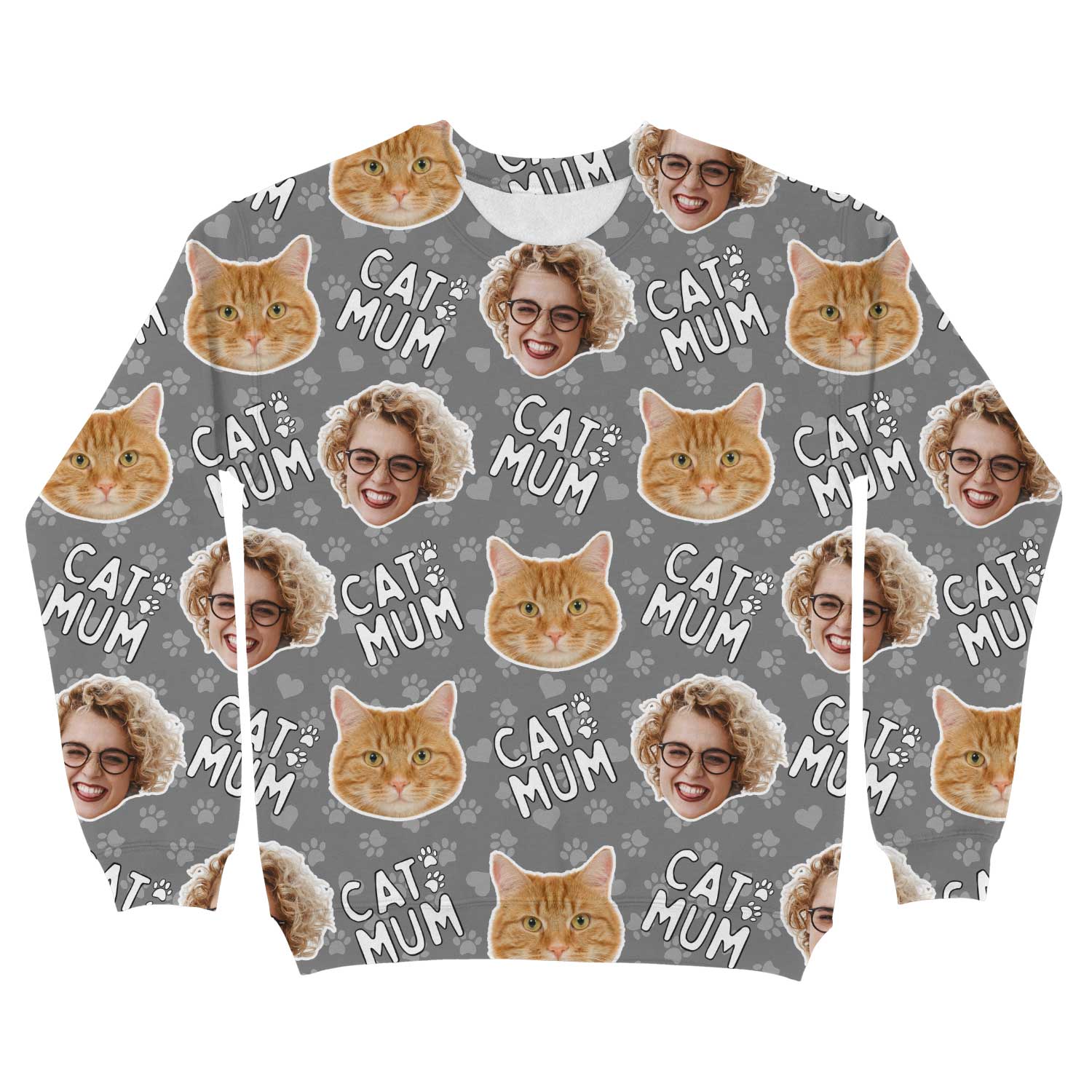 Cat Mum Personalised Sweatshirt