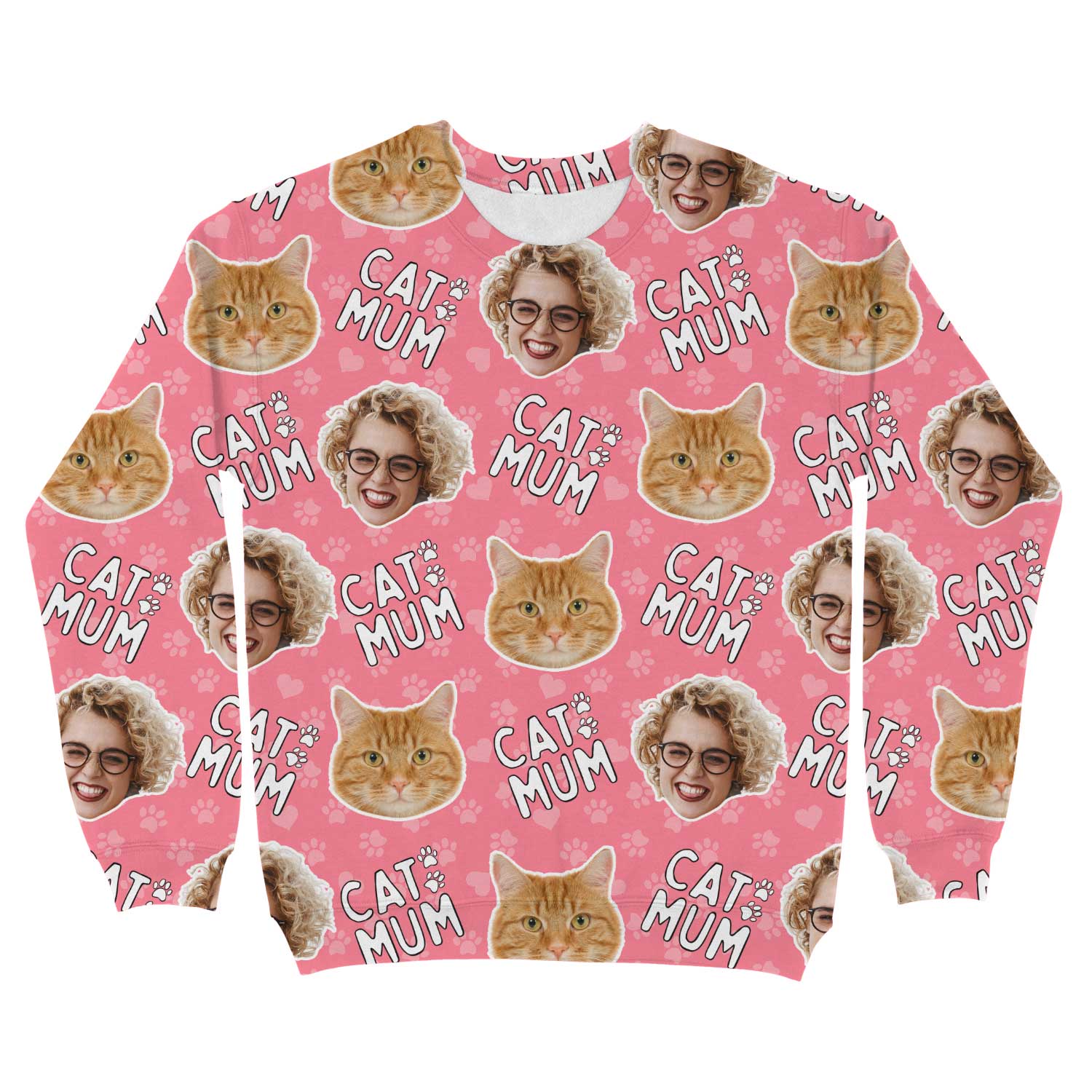 Cat Mum Personalised Sweatshirt