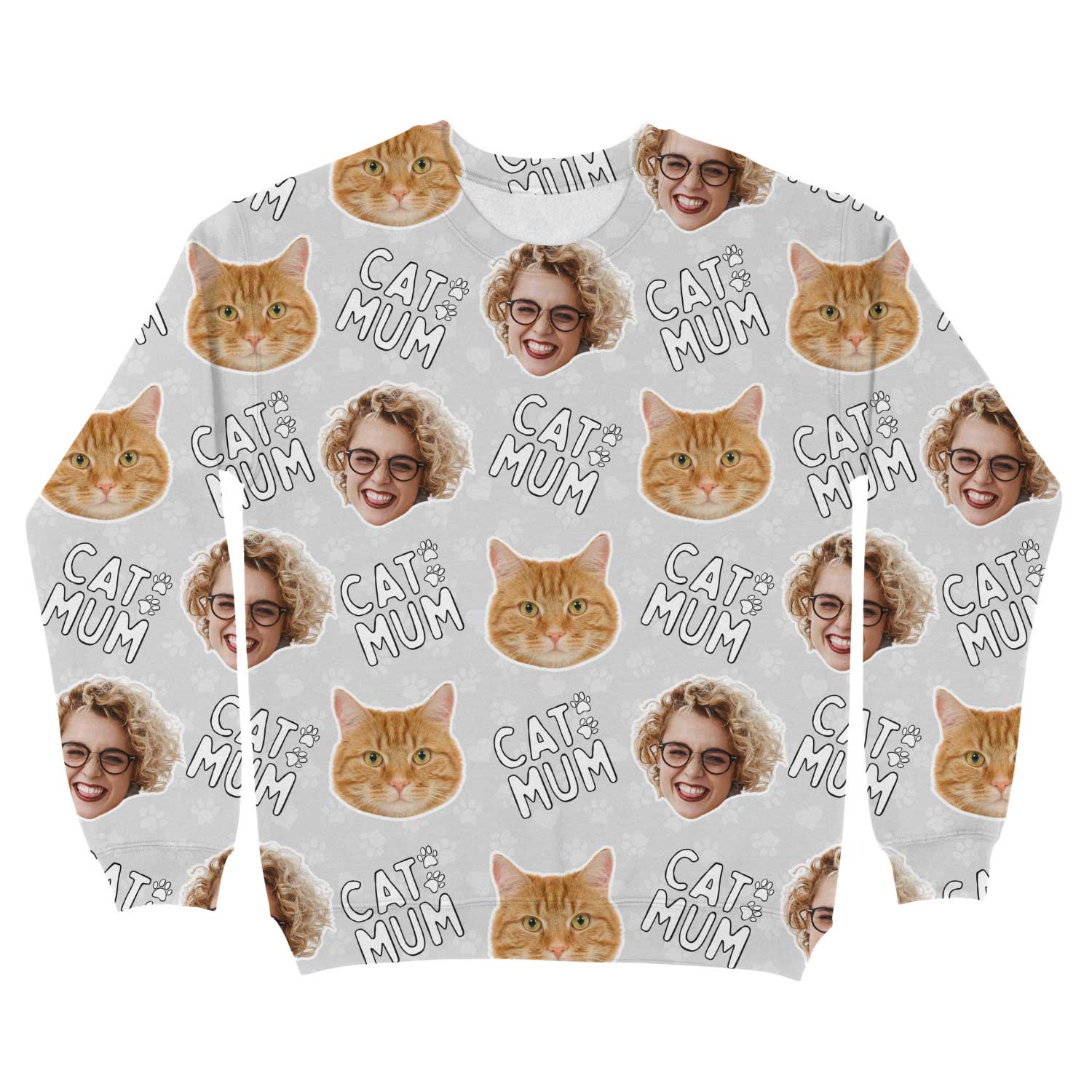 Cat Mum Personalised Sweatshirt