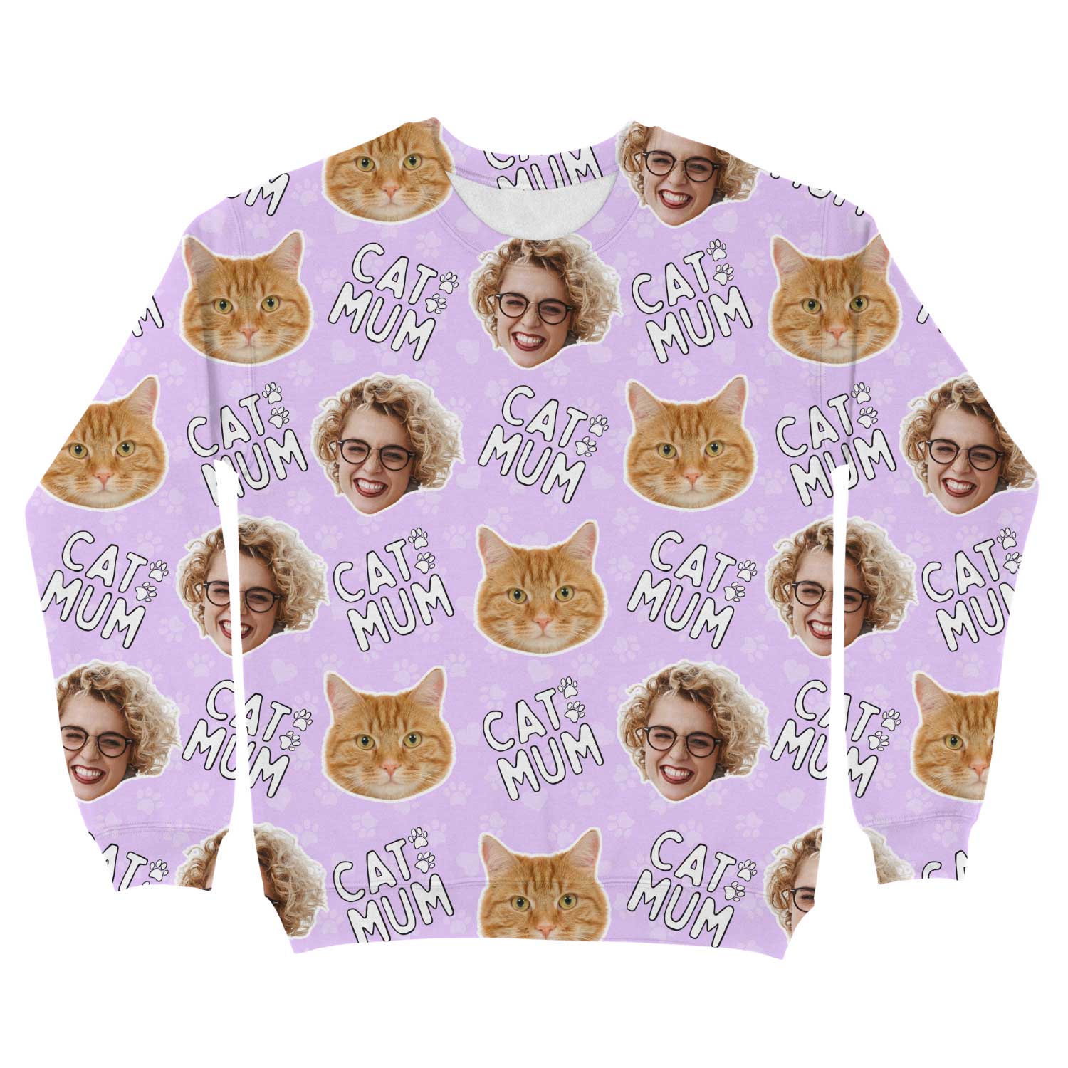 Cat Mum Personalised Sweatshirt