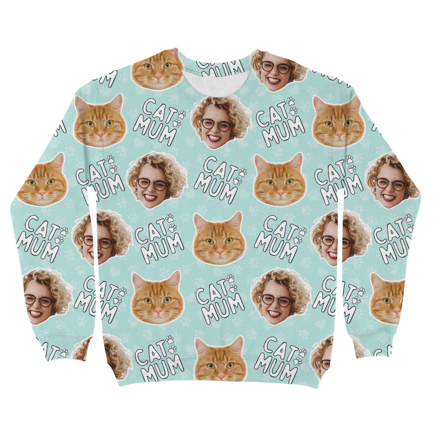 Cat Mum Personalised Sweatshirt