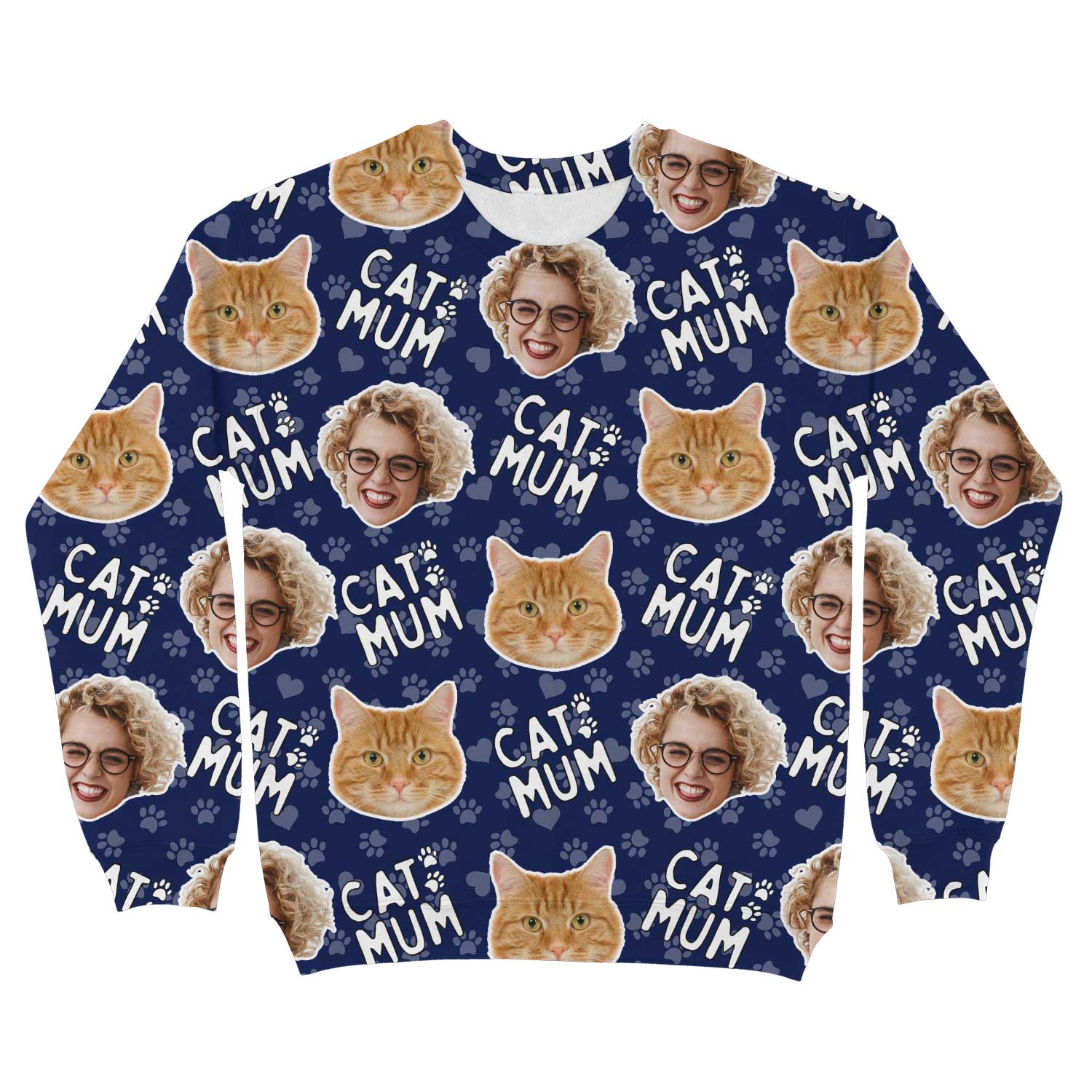 Cat Mum Personalised Sweatshirt