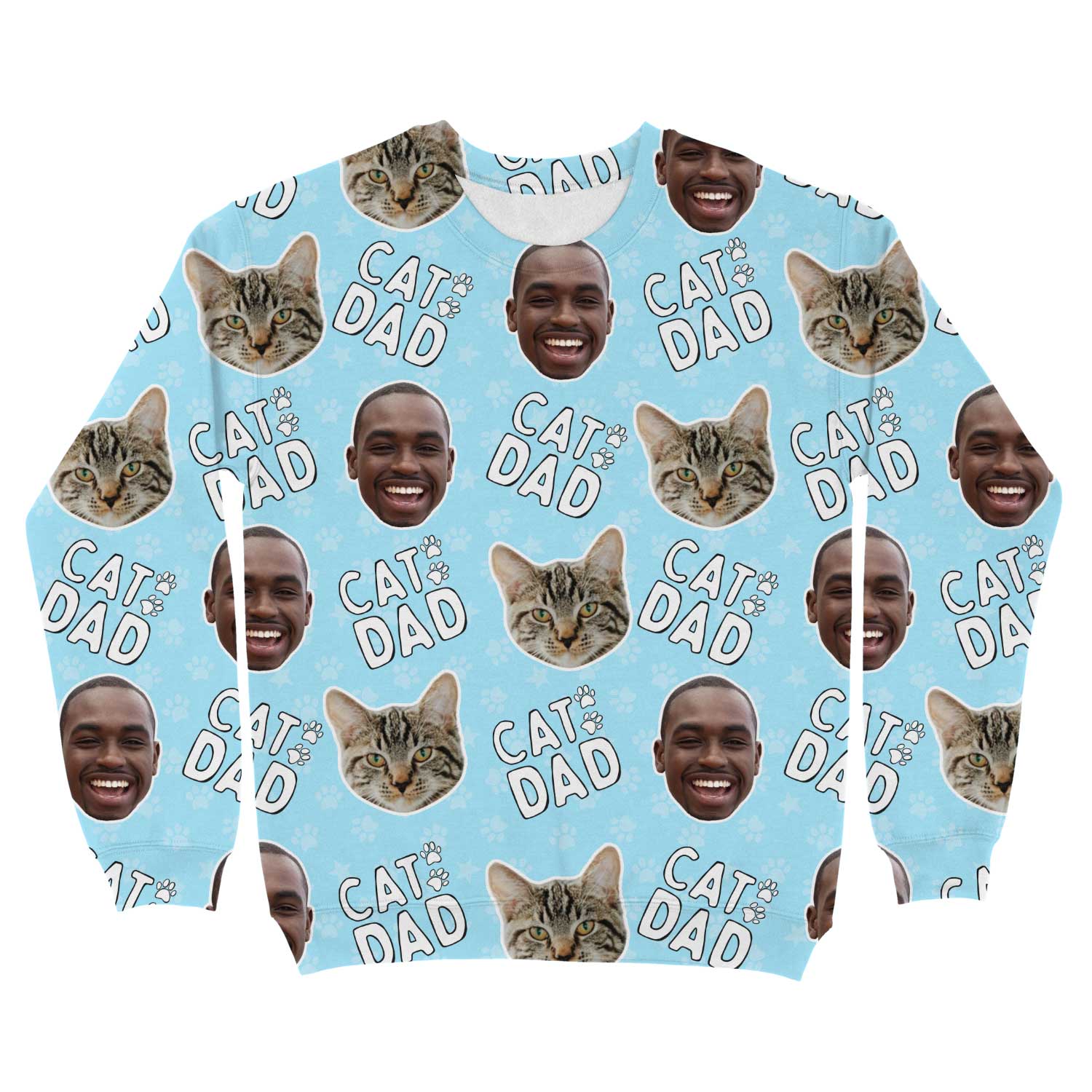 Cat Dad Personalised Sweatshirt