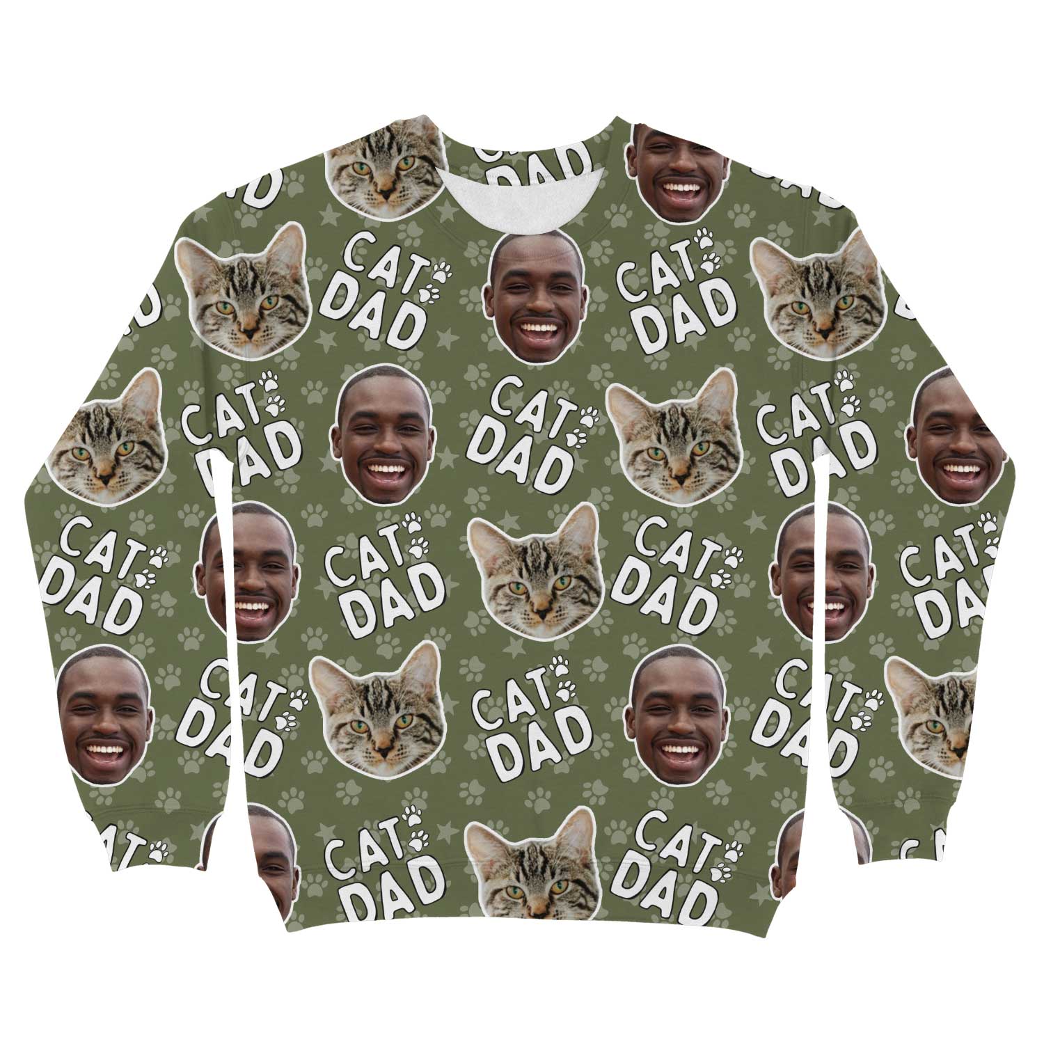 Cat Dad Personalised Sweatshirt