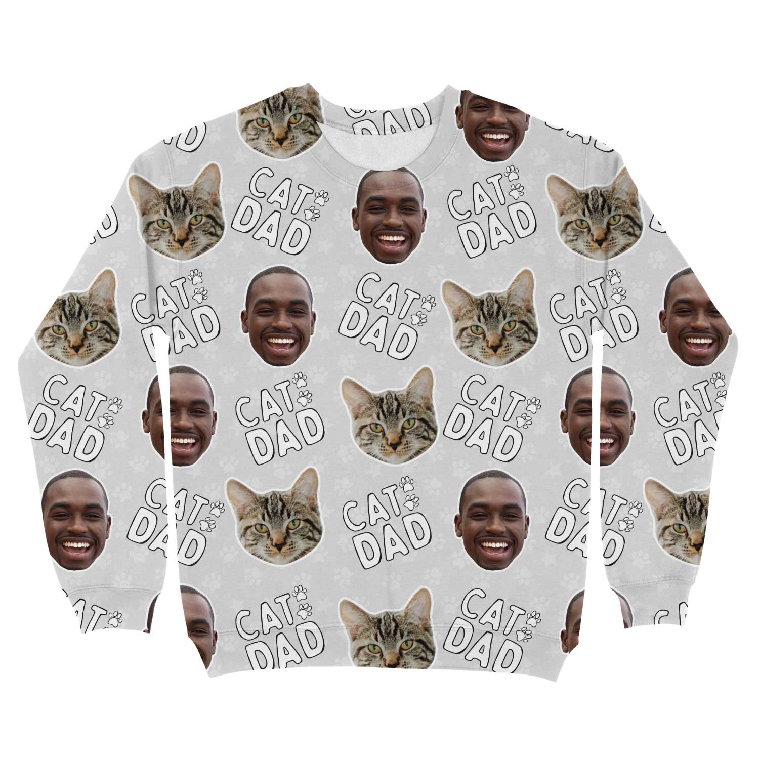Cat Dad Personalised Sweatshirt