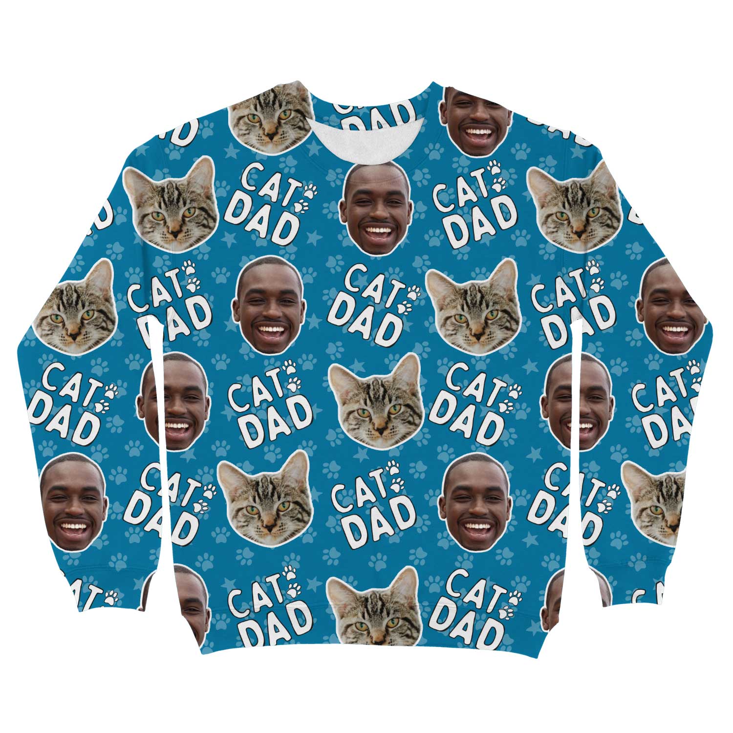 Cat Dad Personalised Sweatshirt