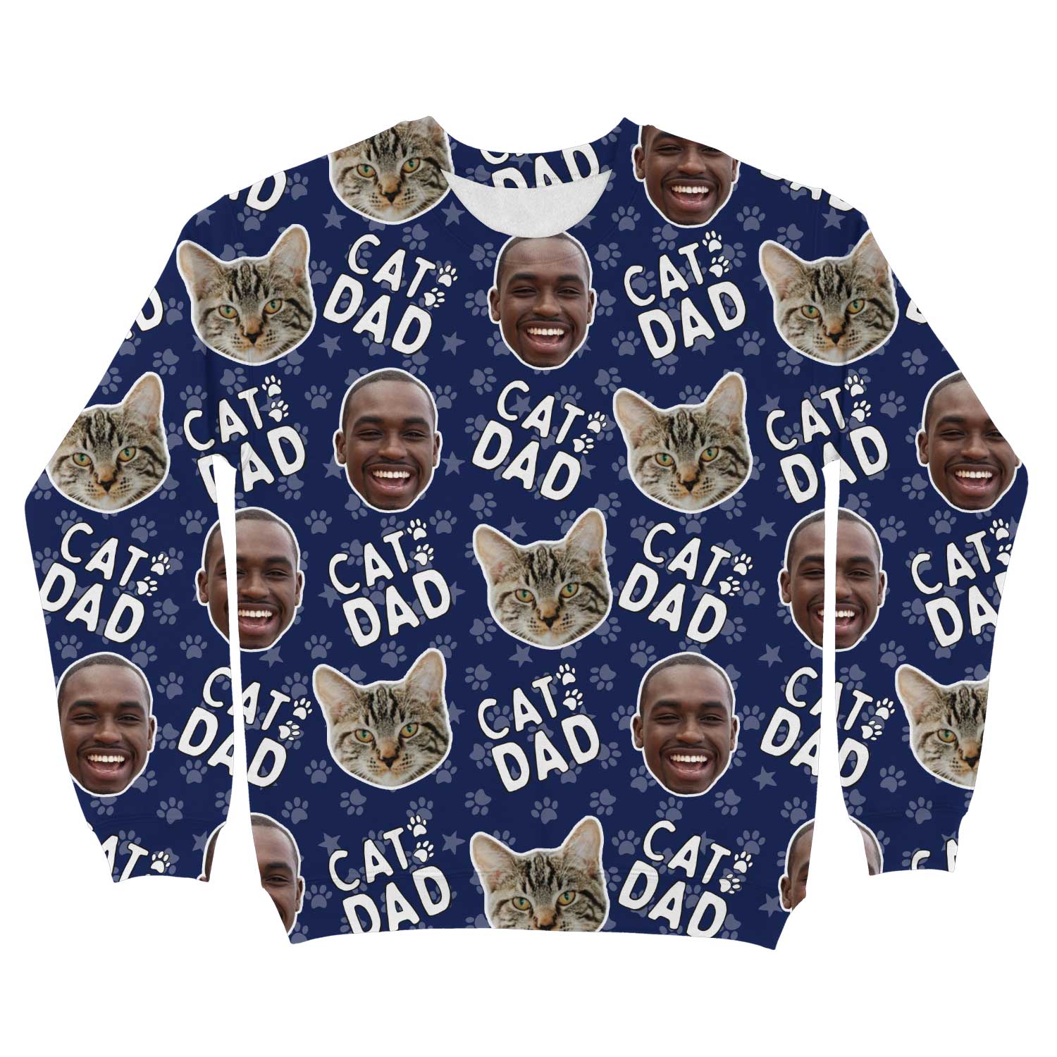 Cat Dad Personalised Sweatshirt