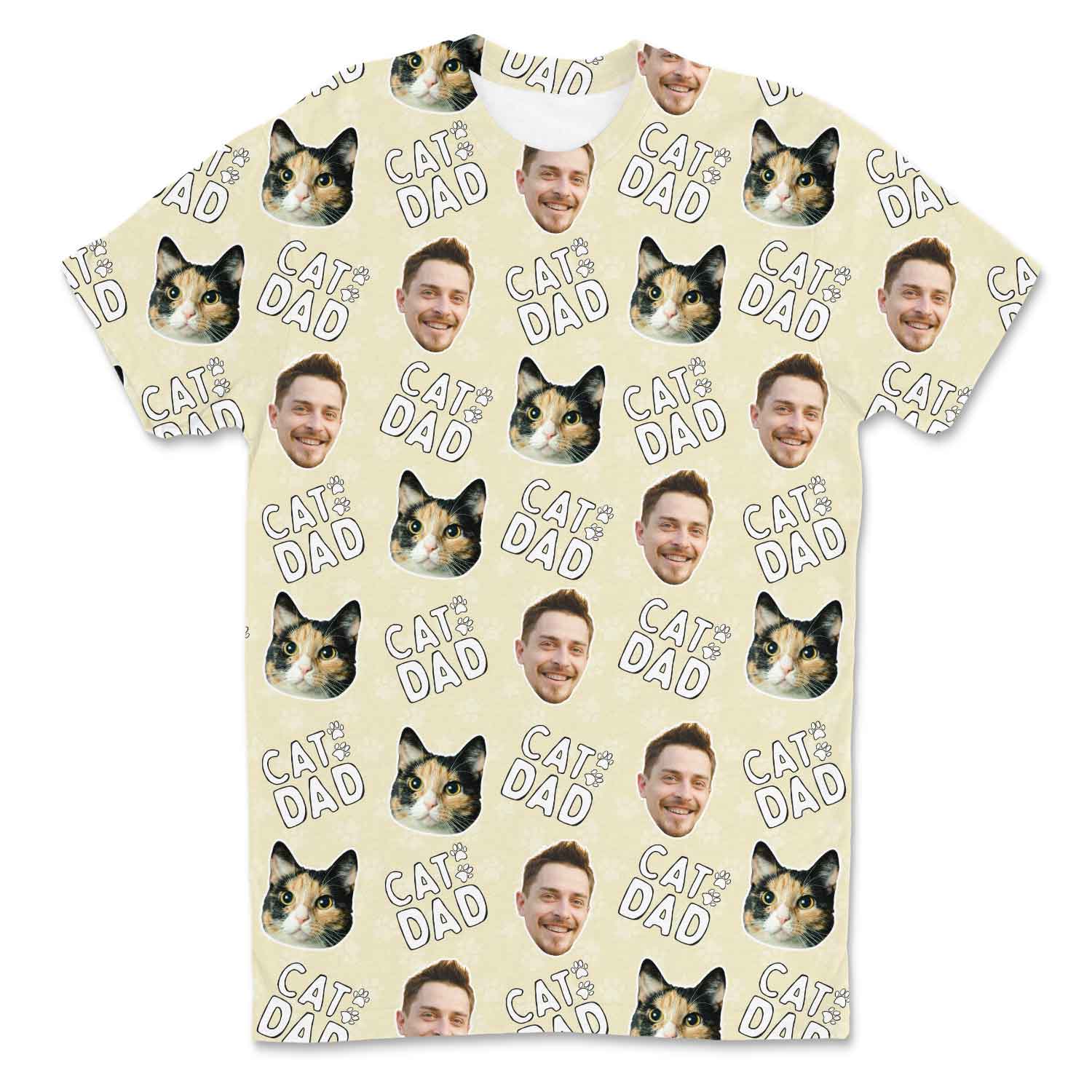 Cat Dad Custom T-Shirt