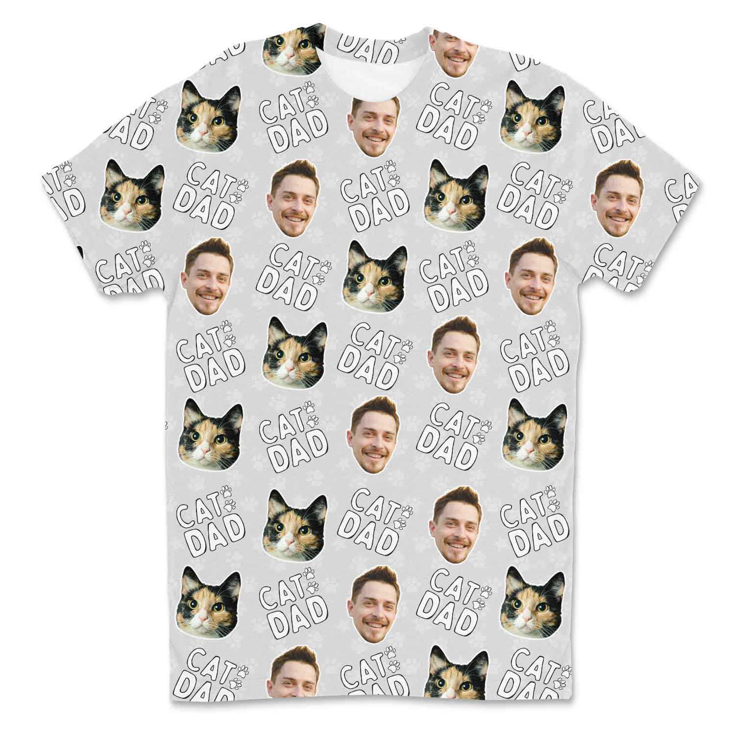 Cat Dad Custom T-Shirt