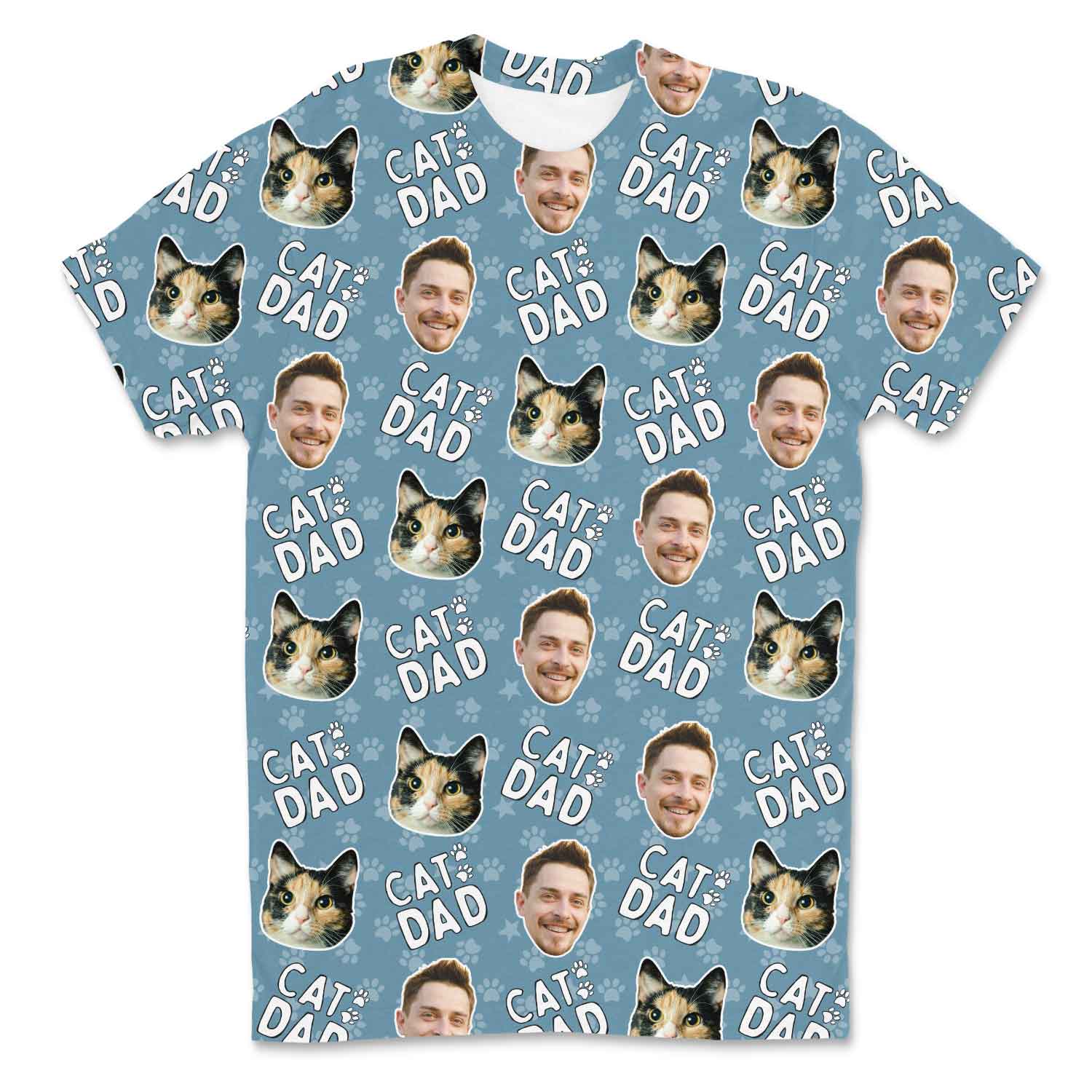 Cat Dad Custom T-Shirt