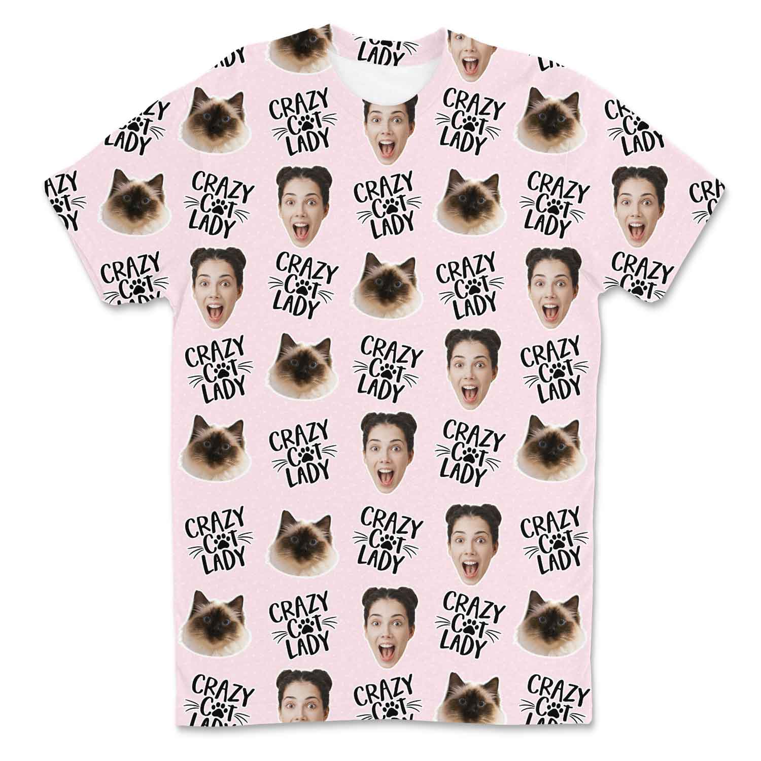Crazy Cat Lady Custom T-Shirt