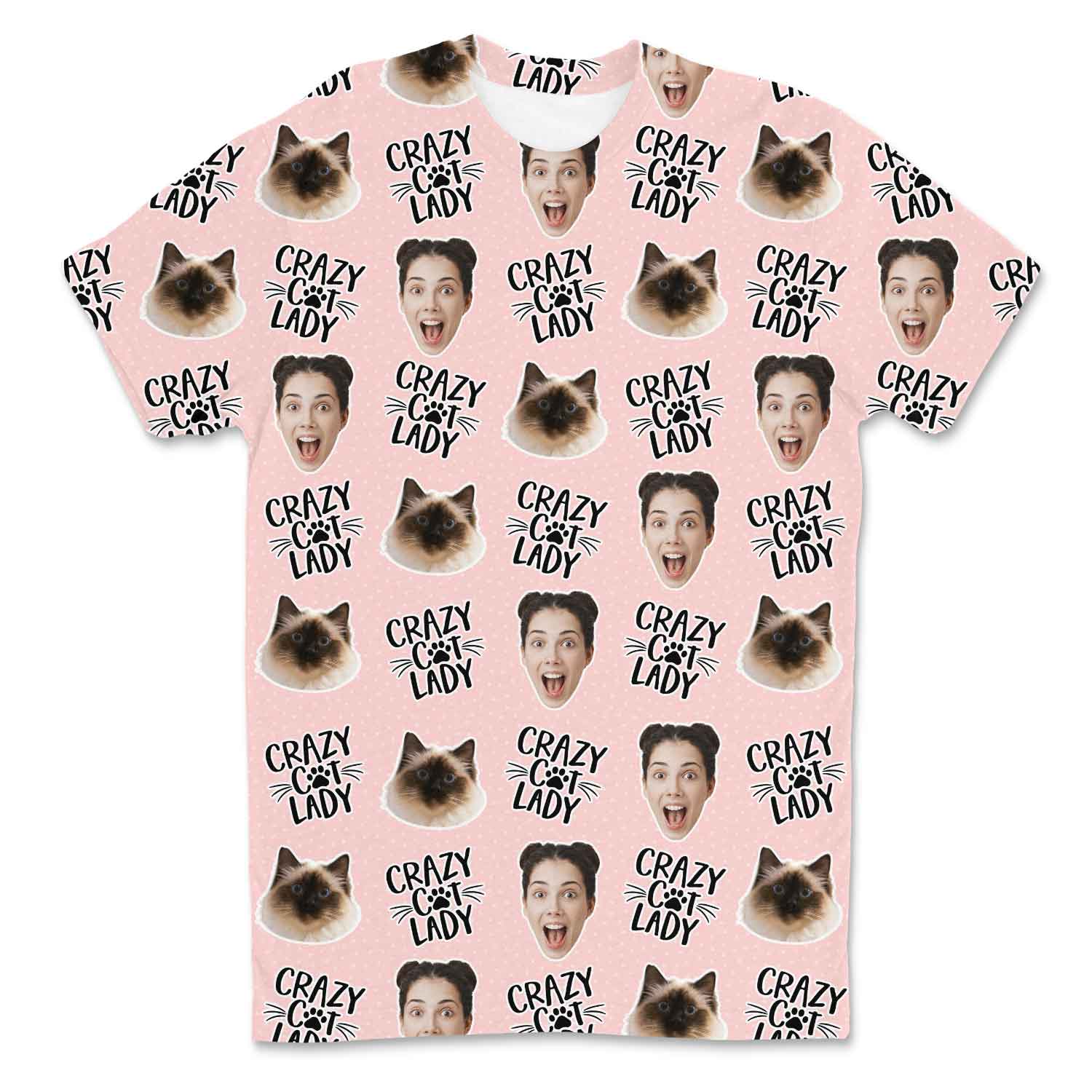 Crazy Cat Lady Custom T-Shirt