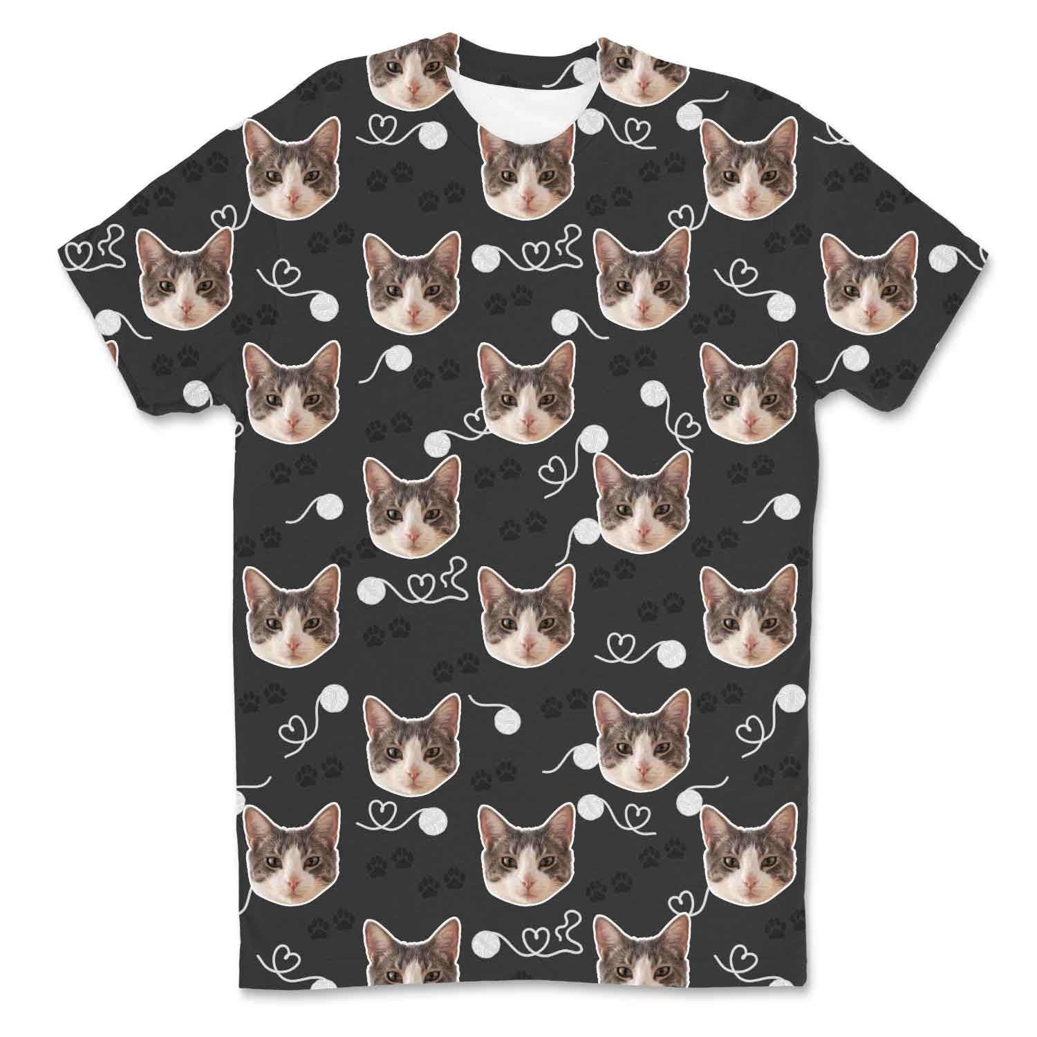 Meowie Pattern Custom T-Shirt