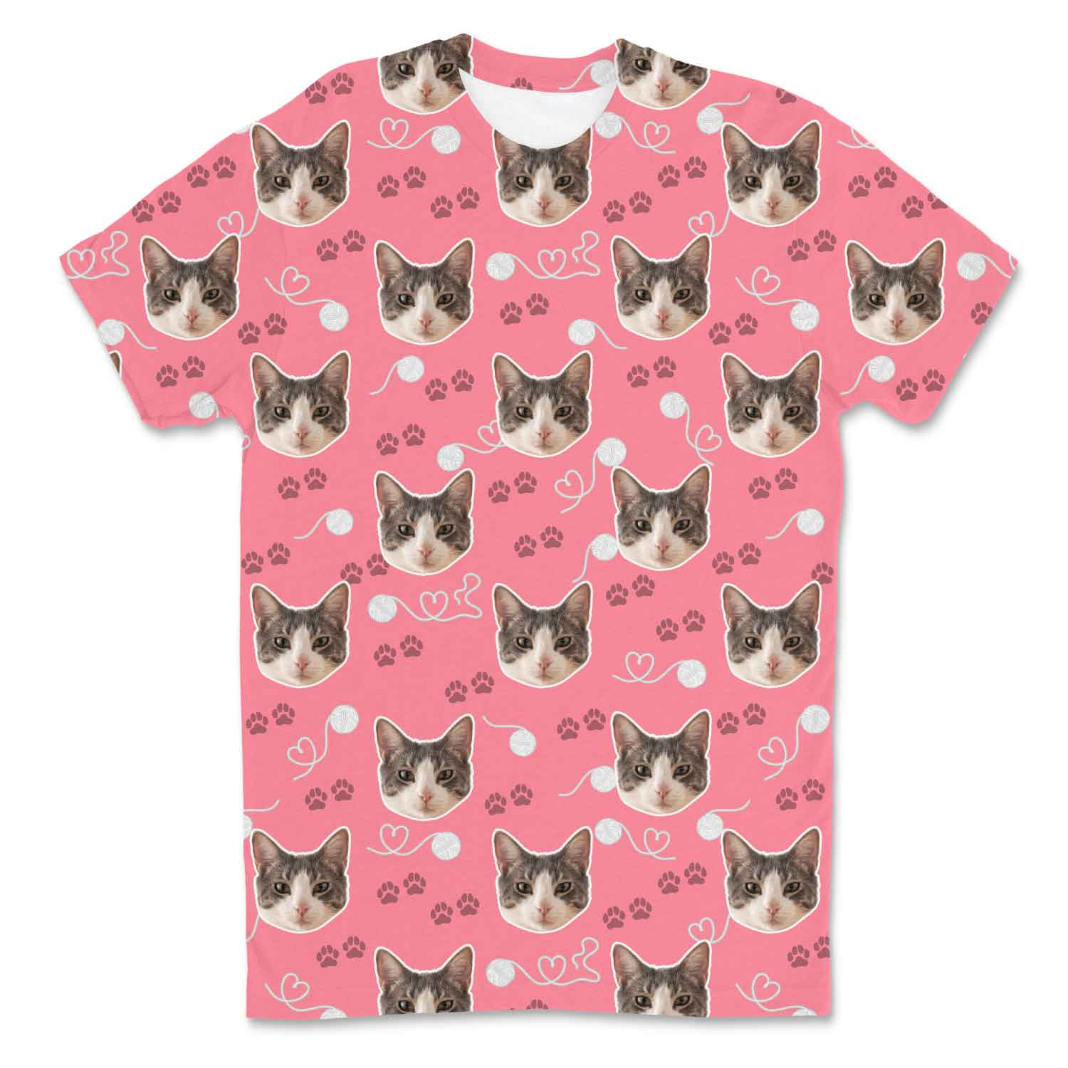 Meowie Pattern Custom T-Shirt